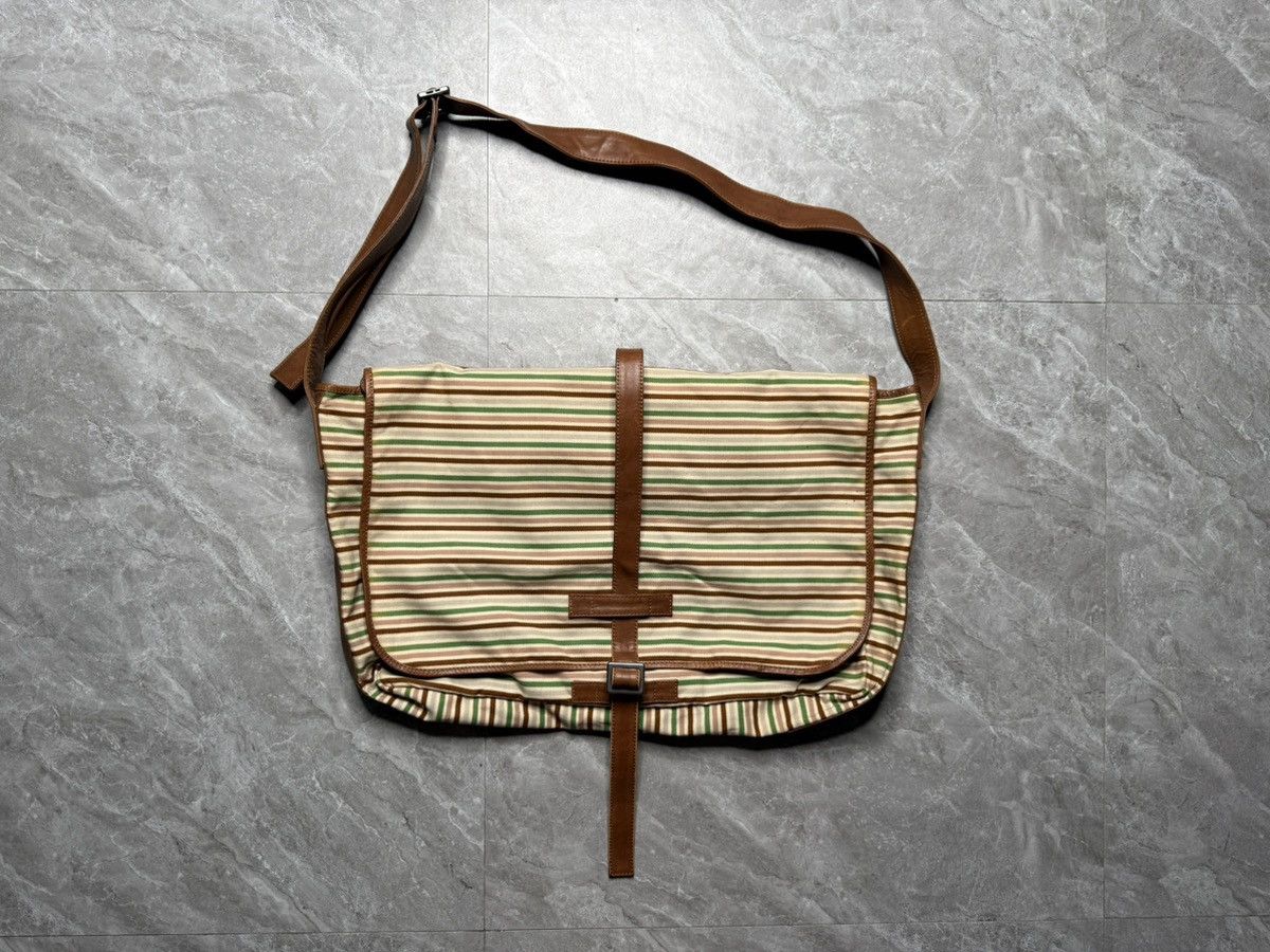 Marni Marni Large Leather Trimmed Messenger Crossbody Bag Size ONE SIZE - 1 Thumbnail