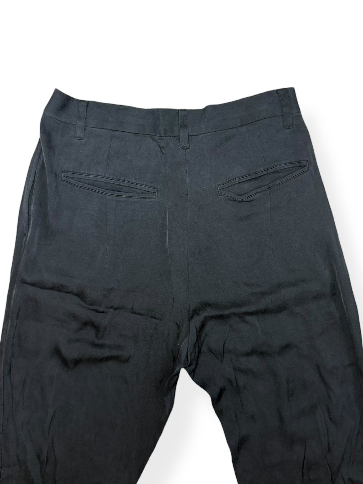 Hysteric Glamour Rare Vintage Hysteric Glamour Silk Black Trousers Size 28" / US 6 / IT 42 - 7 Thumbnail