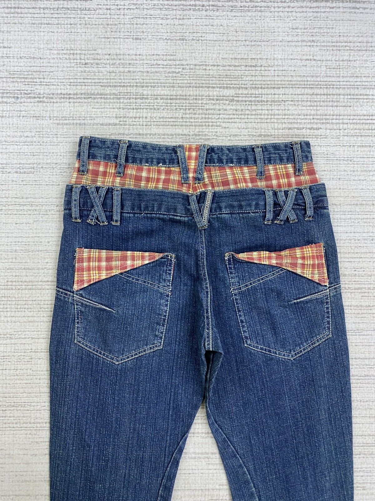 Hysteric Glamour Vintage B-S Hysteric Style Double Waist Denim Jeans Size US 30 / EU 46 - 7 Thumbnail