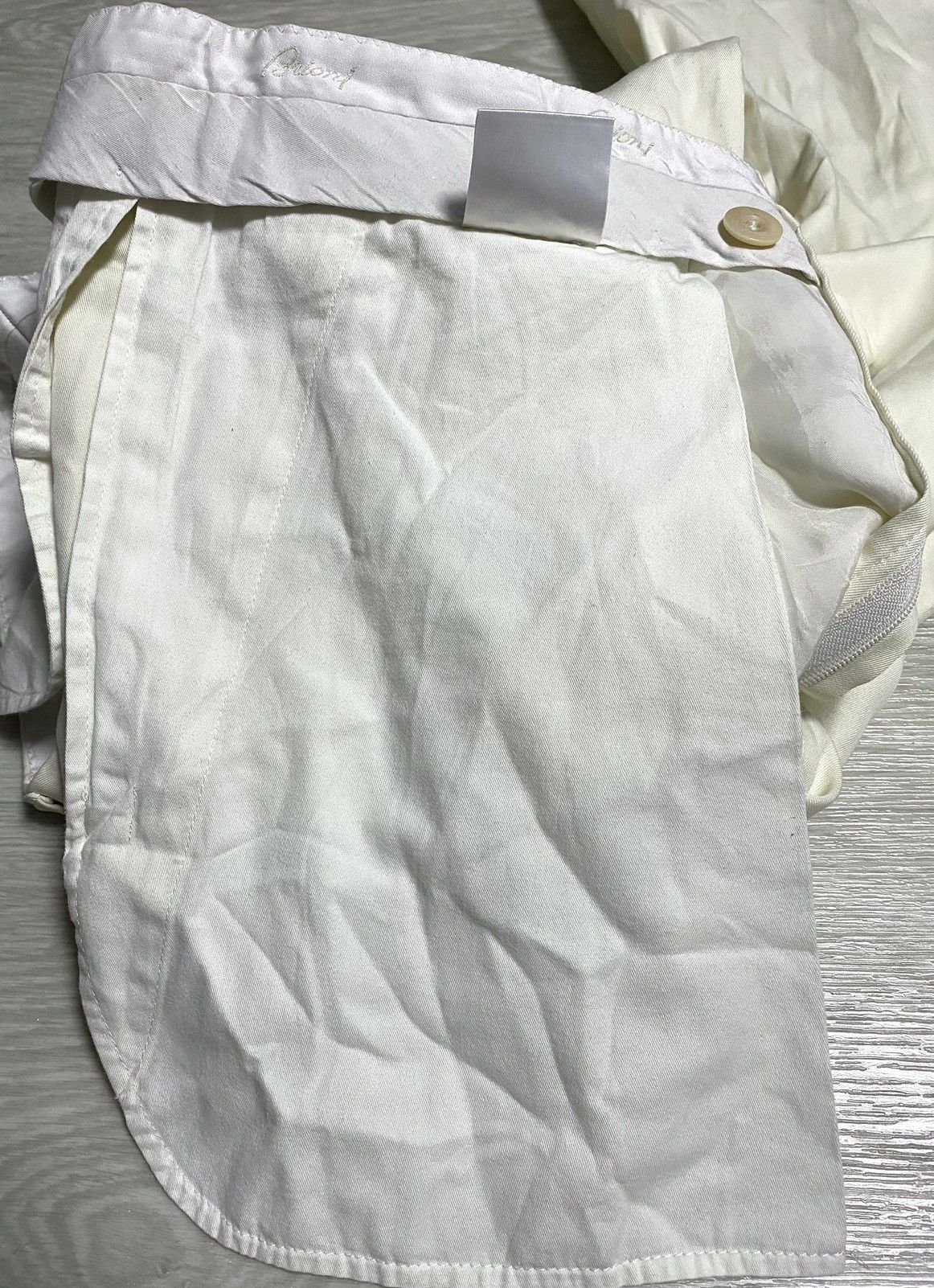 Brioni Brioni Roma Beige Pleated Casual Luxury Chino Pants Trousers Size US 31 - 17 Thumbnail