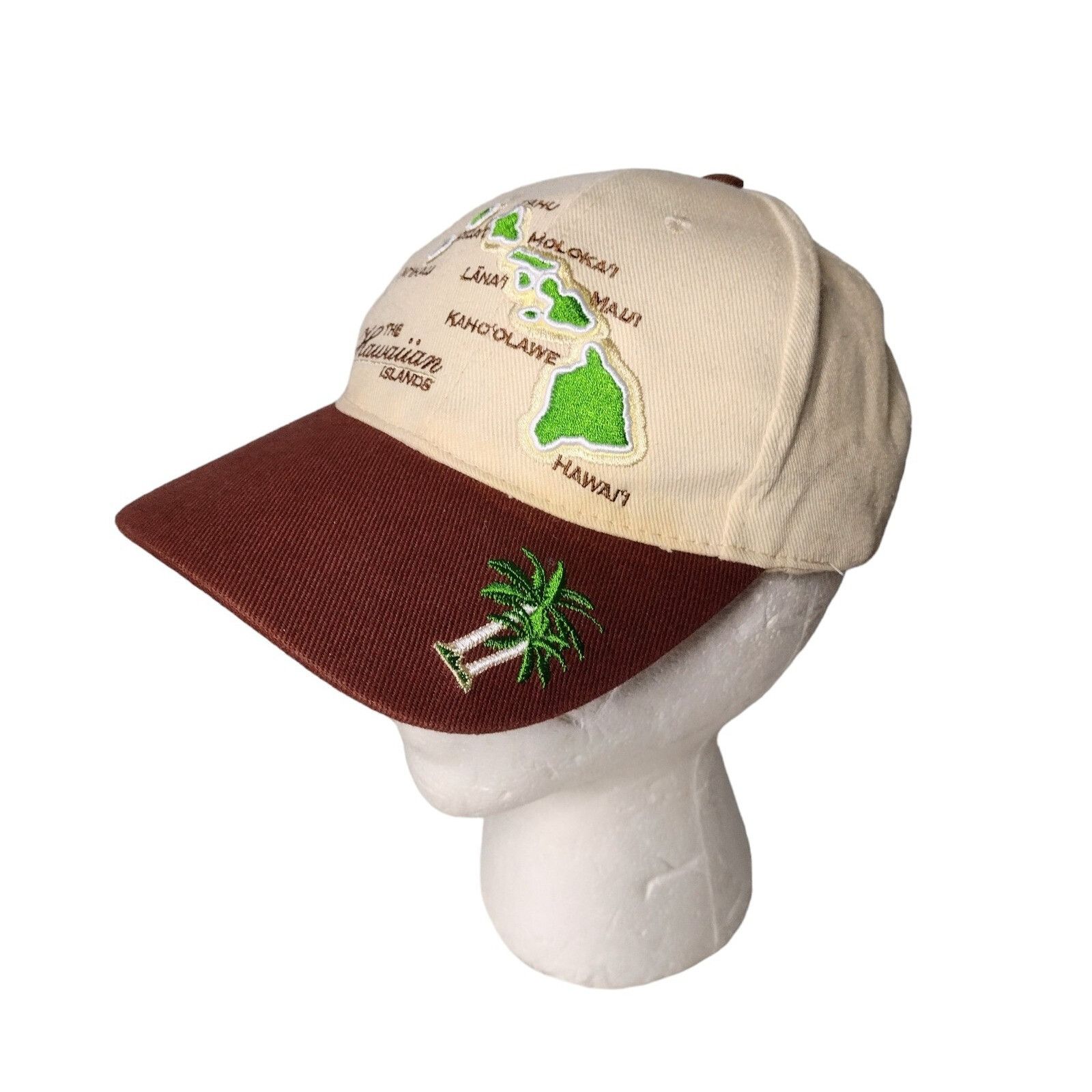 Other Hawaiian Islands Island Caps Embroidered Strapback Hat Cap P Size ONE SIZE - 1 Thumbnail