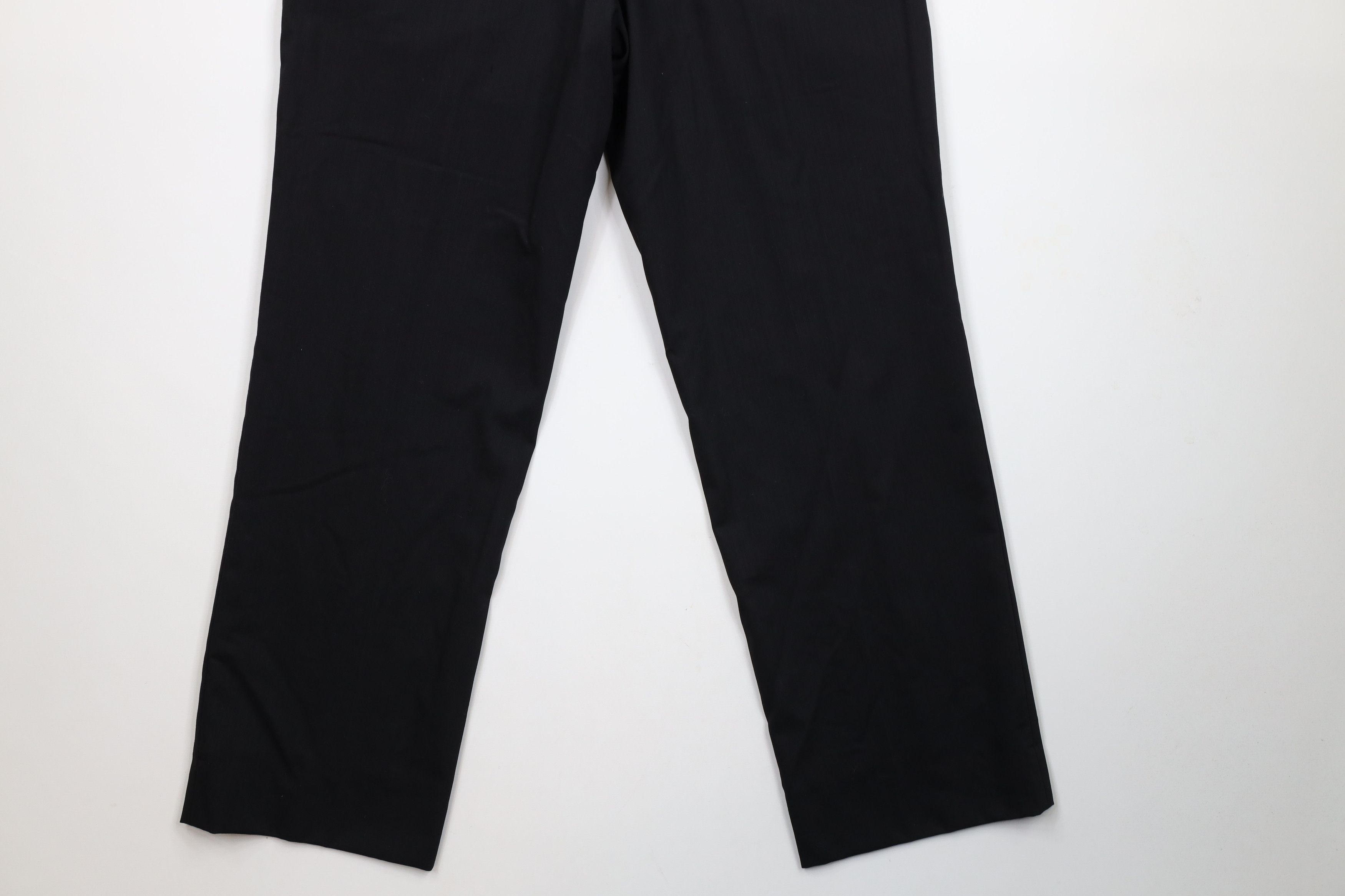 Vintage Vintage 90s Streetwear Wide Leg Chino Pants Trousers Black Size US 34 / EU 50 - 11 Thumbnail
