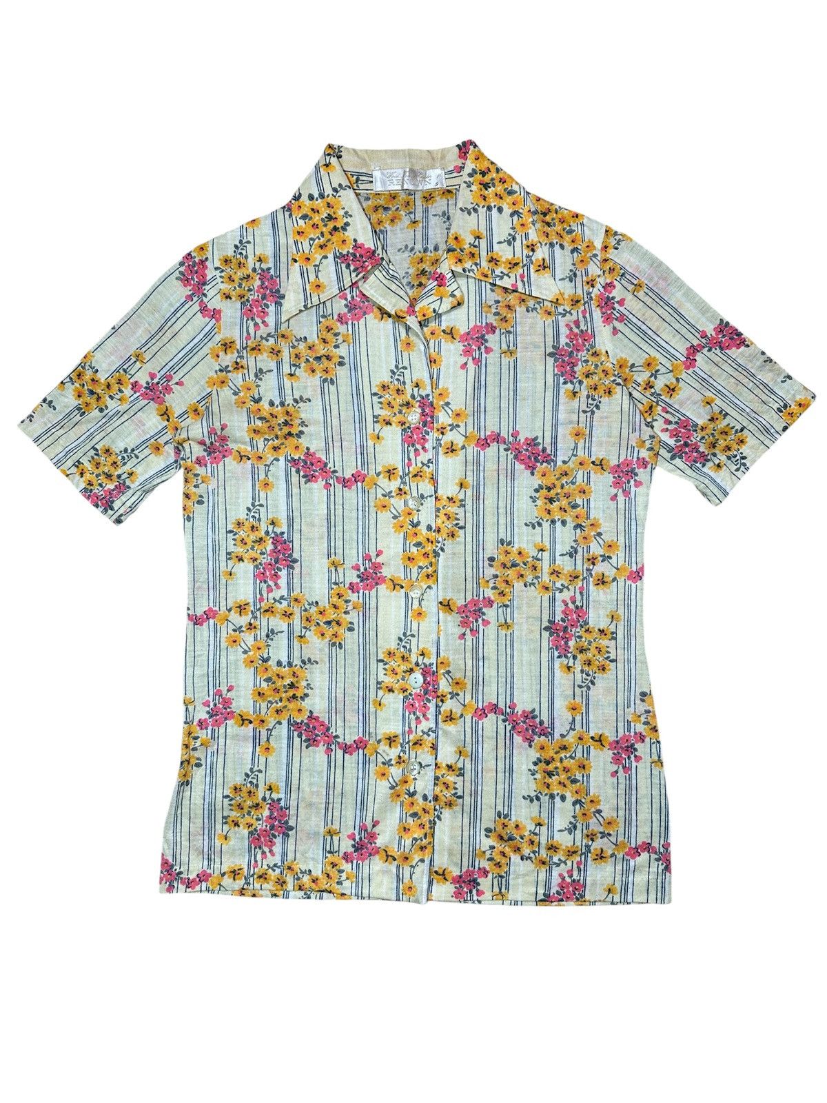 RENOWN Vintage Renown shirt floral Size XXS / US 00 / IT 34 - 1 Thumbnail