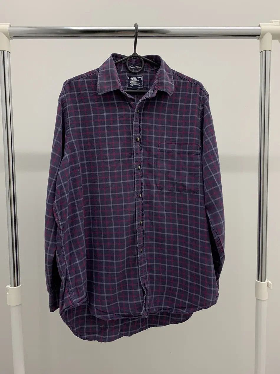 Burberry Vintage Burberry Nova Check Button Up Shirt Size US M / EU 48-50 / 2 - 1 Thumbnail