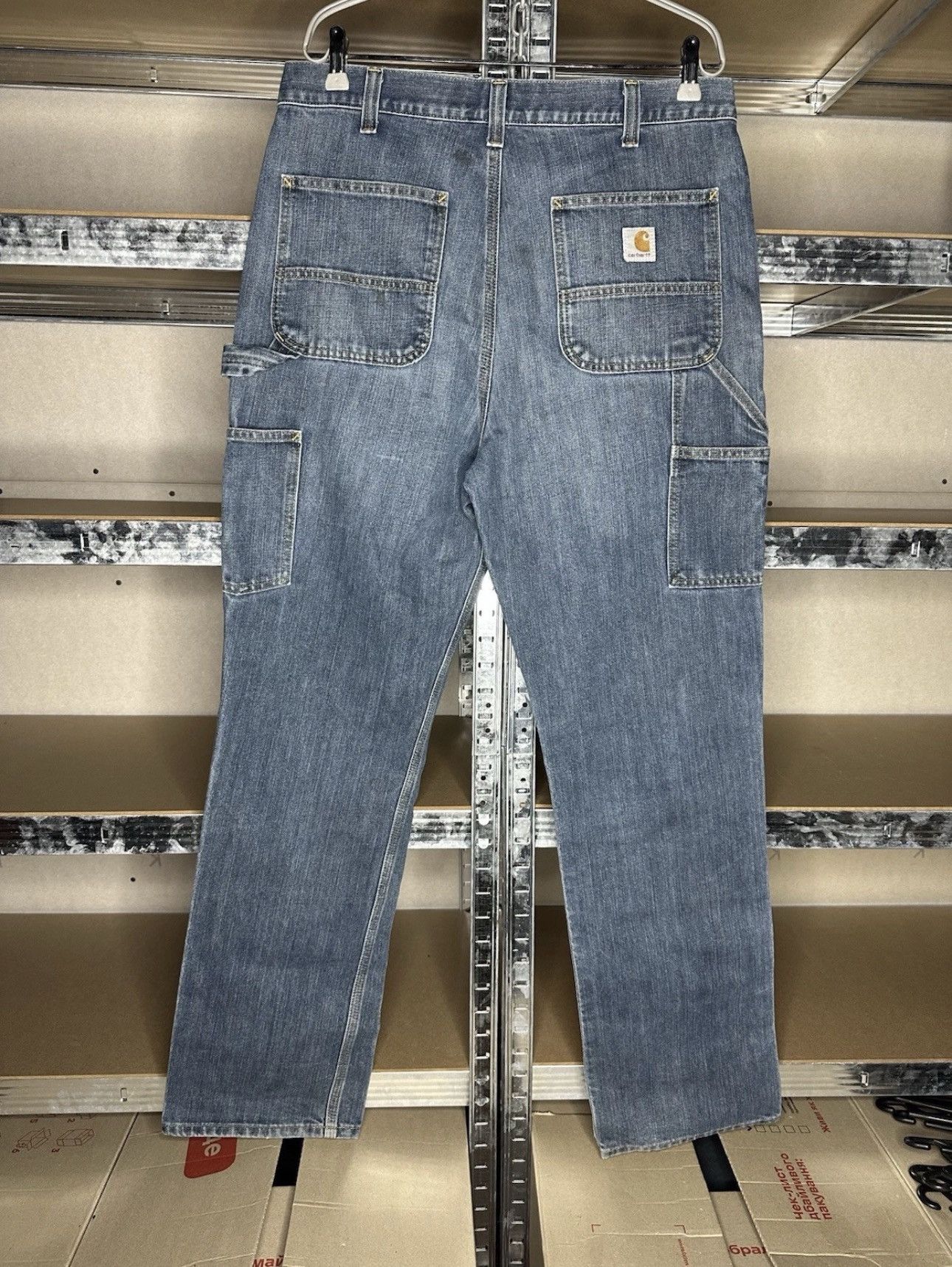 Carhartt Carhartt Jeans Denim Double Knee Carpenter Pant 36x34 Size US 36 / EU 52 - 2 Thumbnail