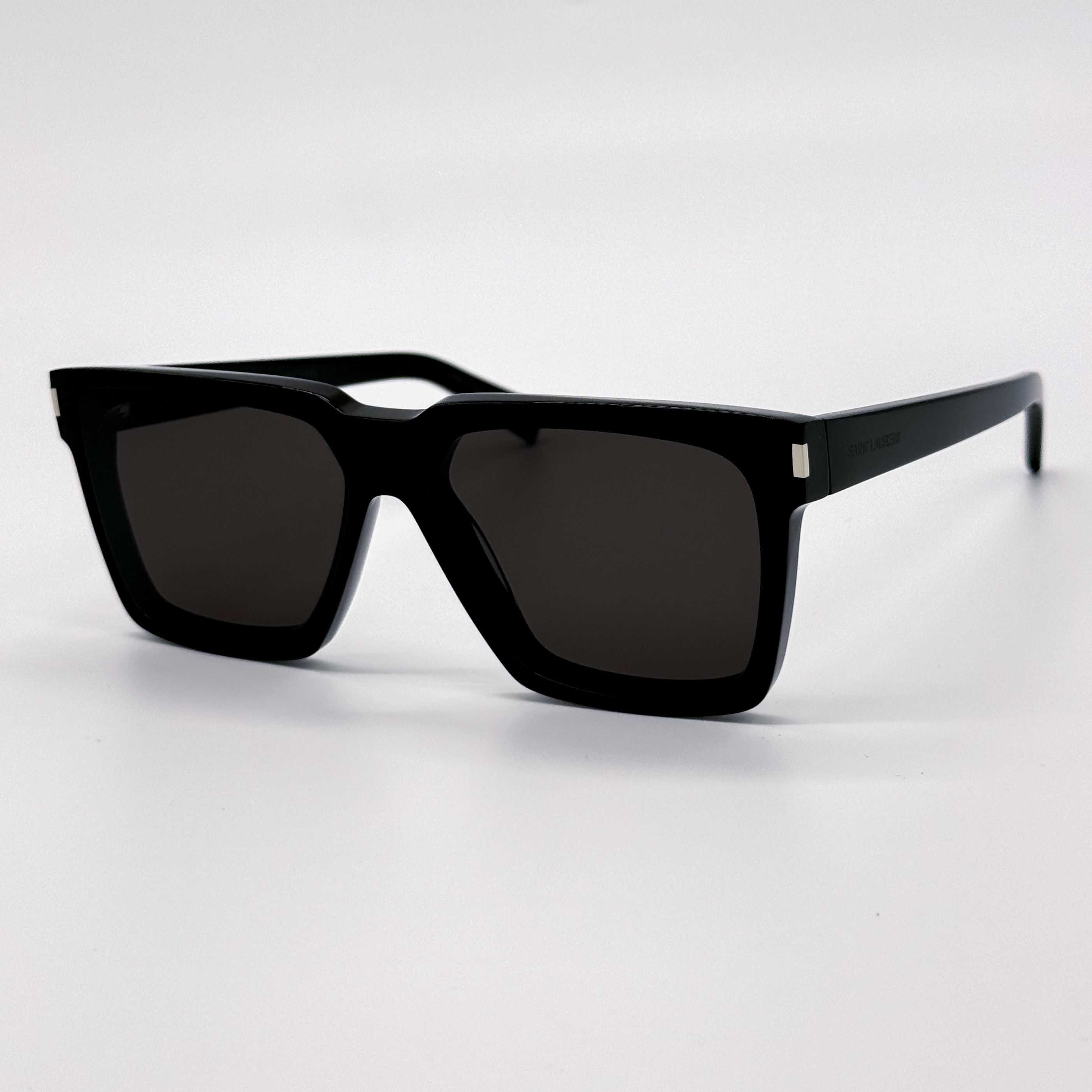 Saint Laurent Paris NEW SAINT LAURENT SL610 001 SQUARE BLACK Size ONE SIZE - 1 Thumbnail