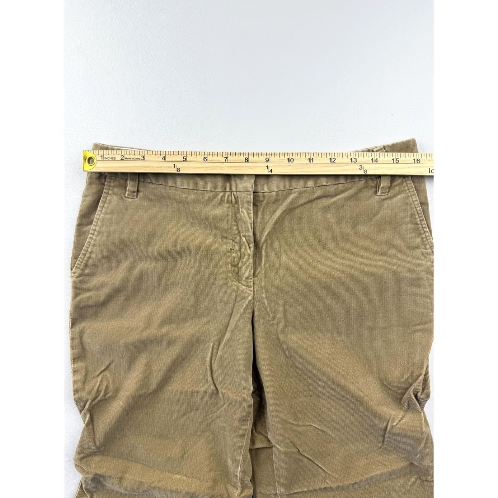 Talbots Talbots Pants Womens 8 Beige Corduroy Straight Leg Khakis Casual Pockets Work Mens? (Note: final answer provided should be a coherent title per rules) Size 30" / US 8 / IT 44 - 6 Thumbnail