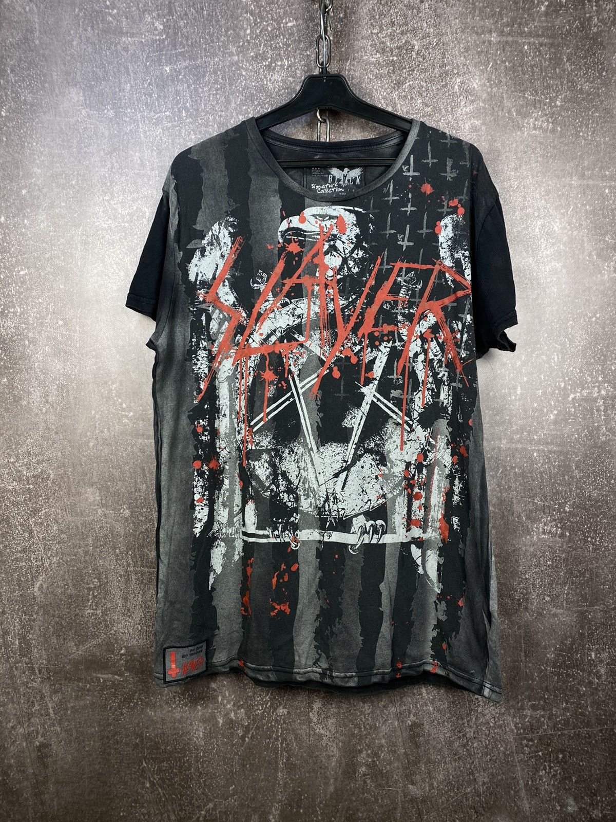 Slayer × Vintage Slayer vintage overprint 2016 shirt Size US L / EU 52-54 / 3 - 1 Thumbnail