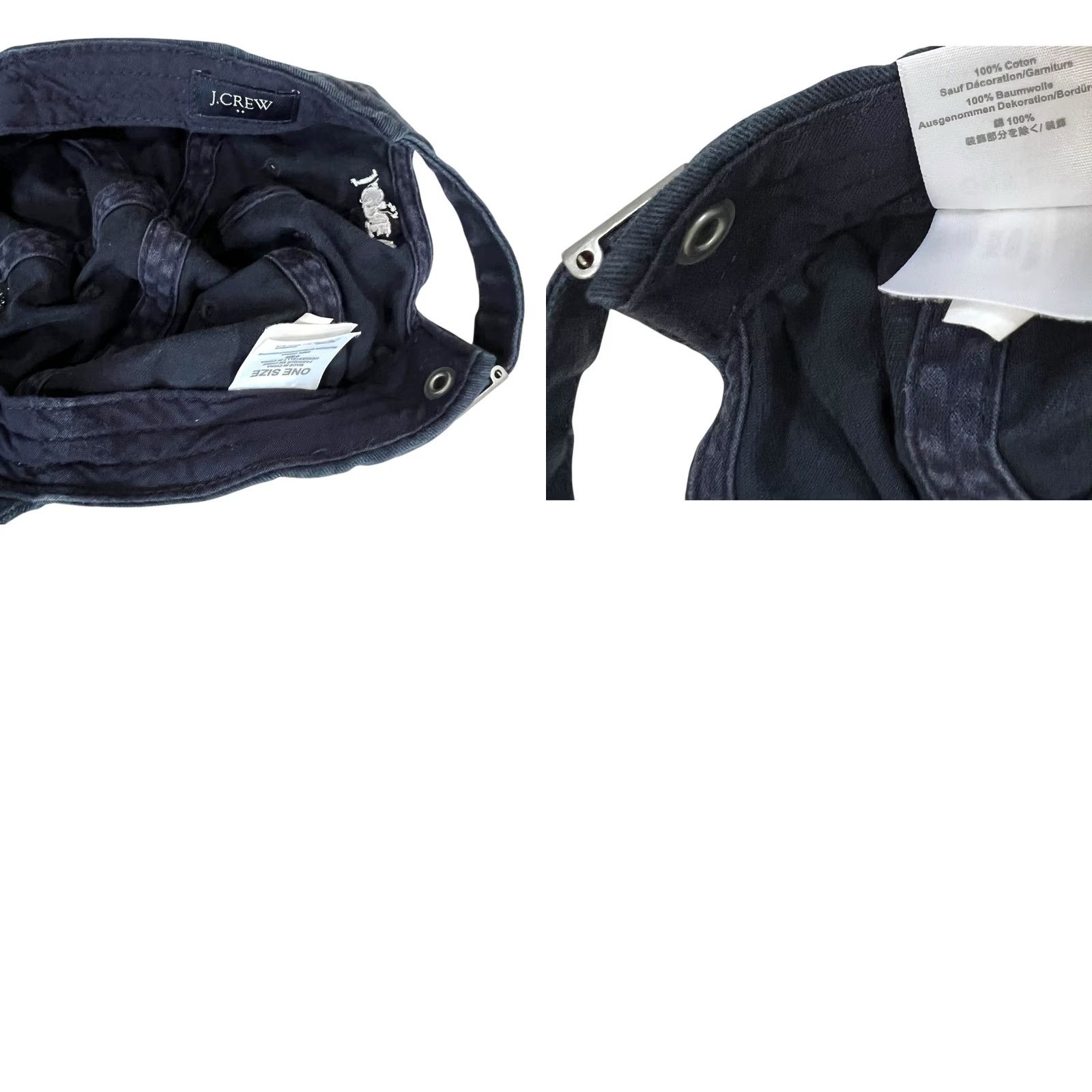 J.Crew J.Crew Embroidered Hat Logo Christmas Tree Truck Blue Adjustable Baseball Dad Unisex Adults Size ONE SIZE - 8 Thumbnail