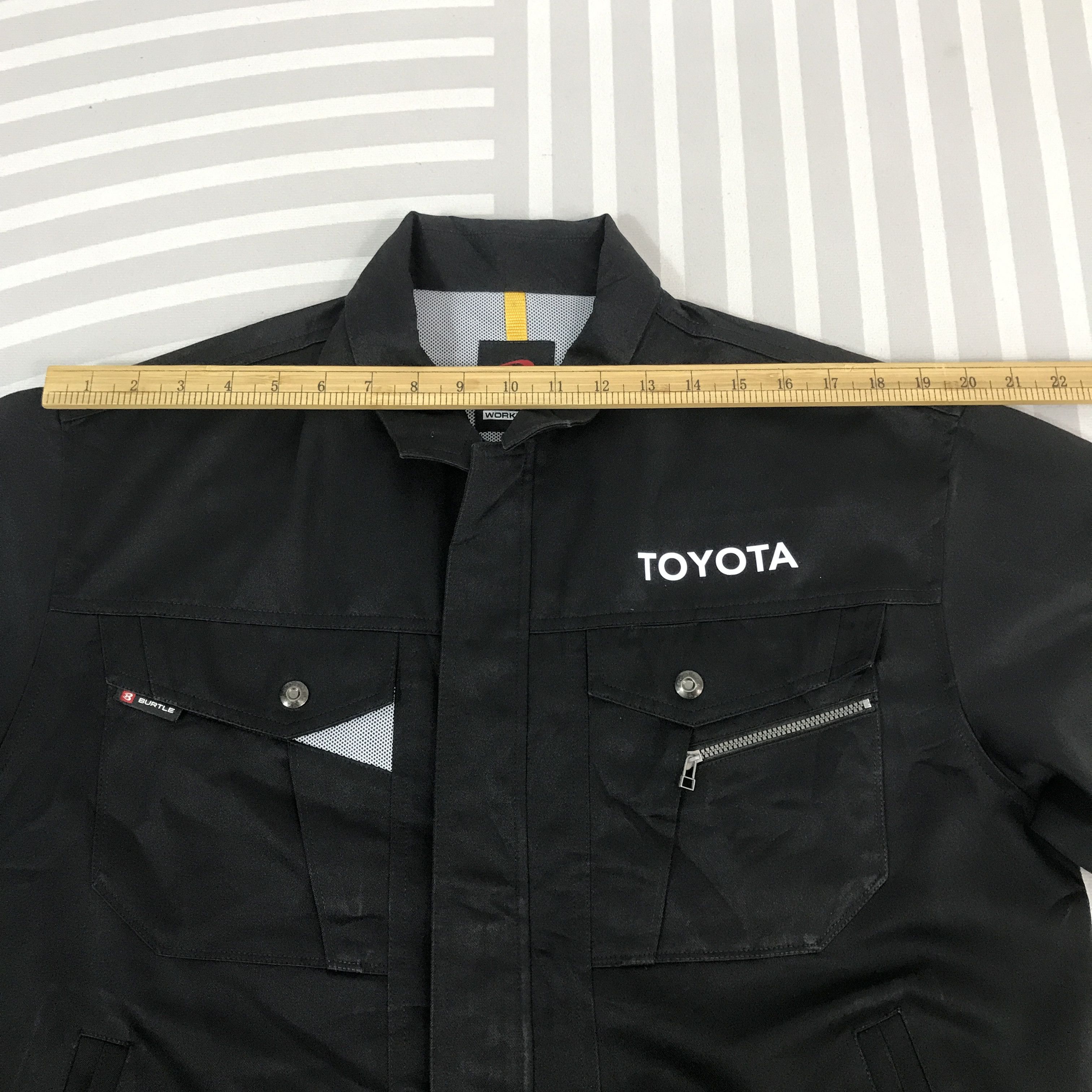 Japanese Brand × Sports Specialties Vtg Toyota Racing Black uniform japan custom workers Jacket Size US L / EU 52-54 / 3 - 6 Thumbnail