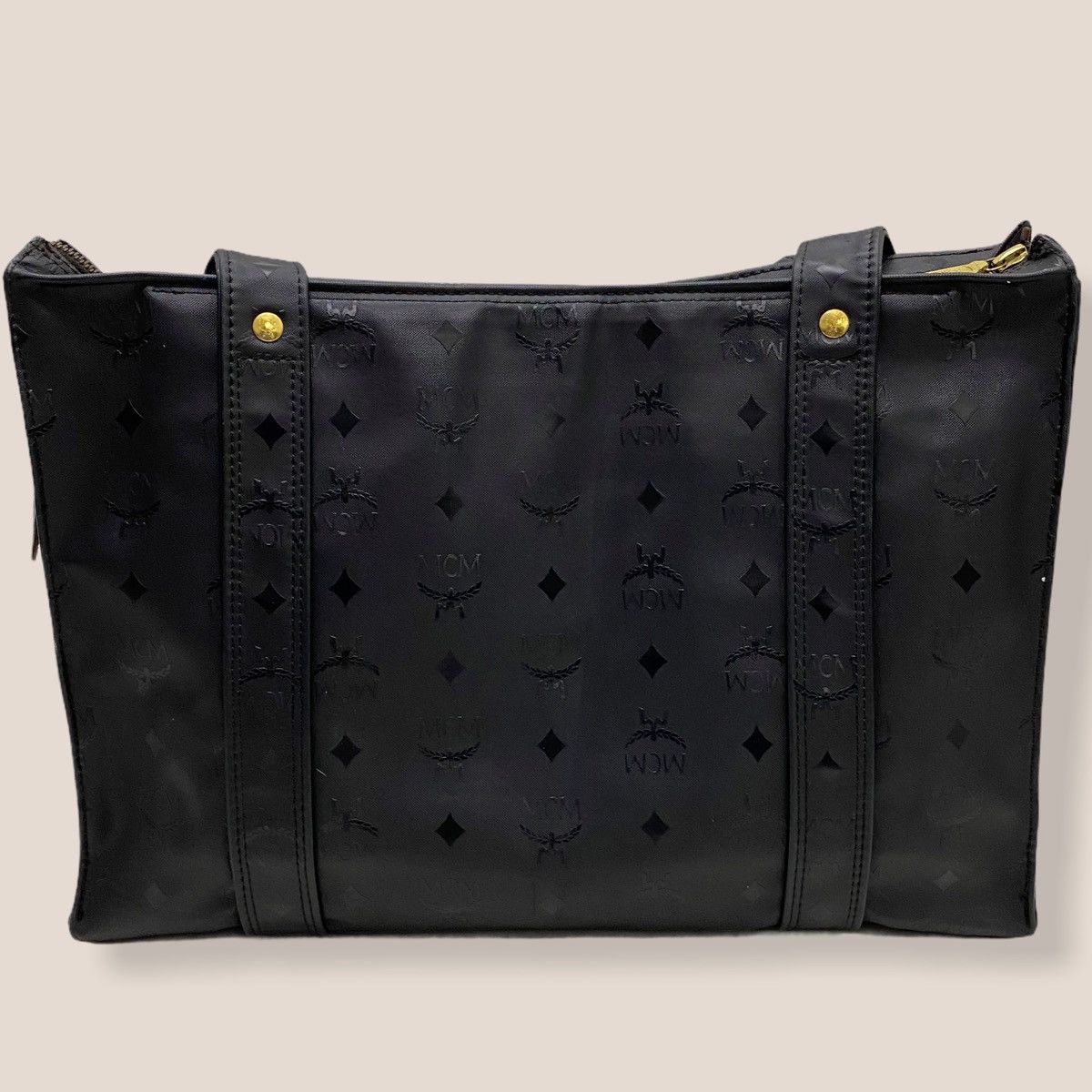 MCM ‼️LASTDROP‼️ VINTAGE MCM BLACK VISETOS NYLON LONG SHOULDER BAG Size ONE SIZE - 5 Thumbnail