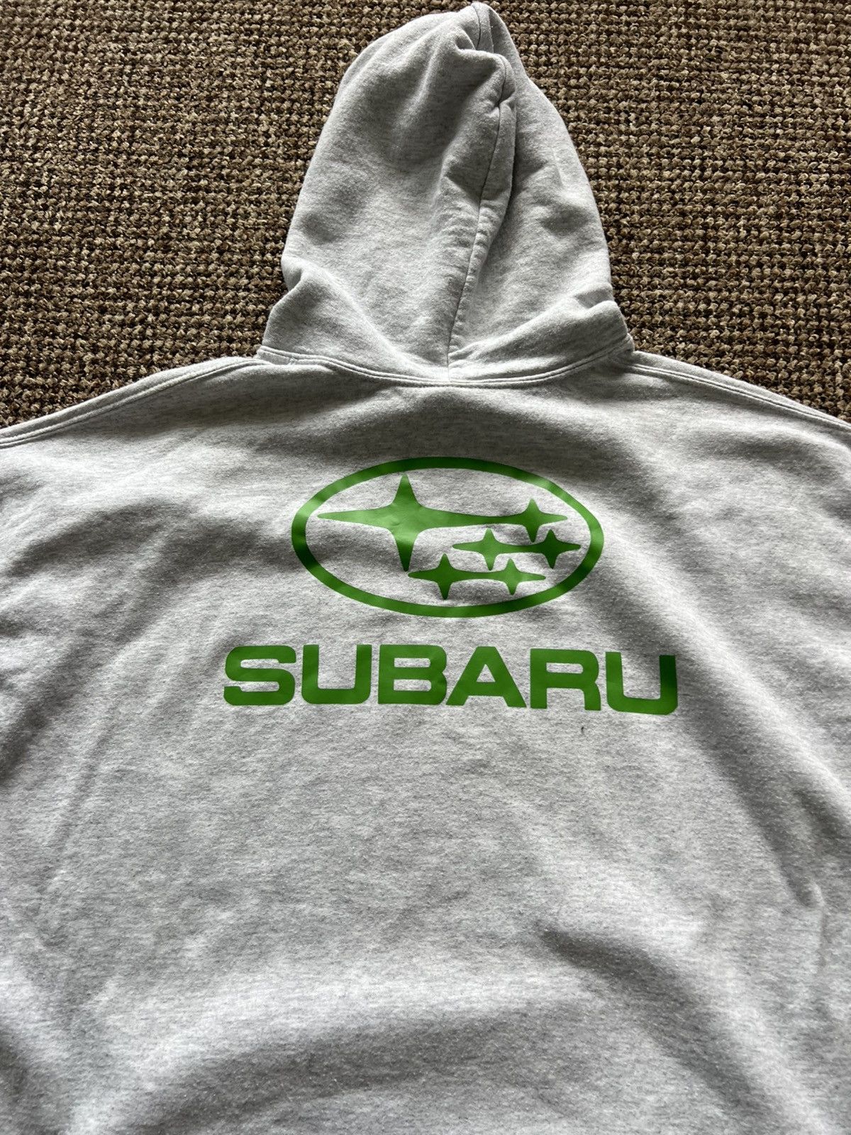 Vintage Vintage Subaru Racing Men's Oversized Rare Gray Hoodie XL Size US XL / EU 56 / 4 - 7 Thumbnail
