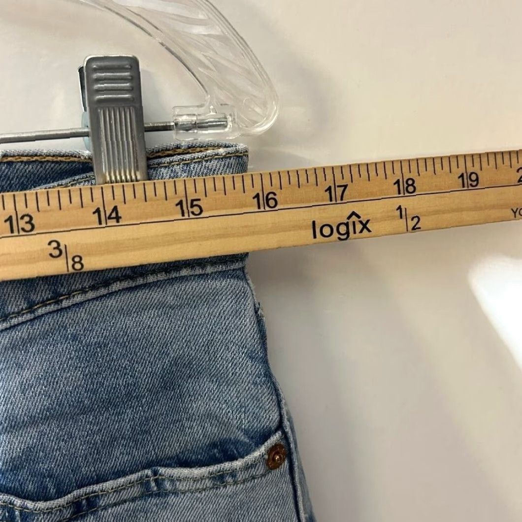 Levi's Levis 512 Slim Taper Jeans Mens W31 L32 Light Wash Distressed Blue Denim Size US 31 - 6 Thumbnail