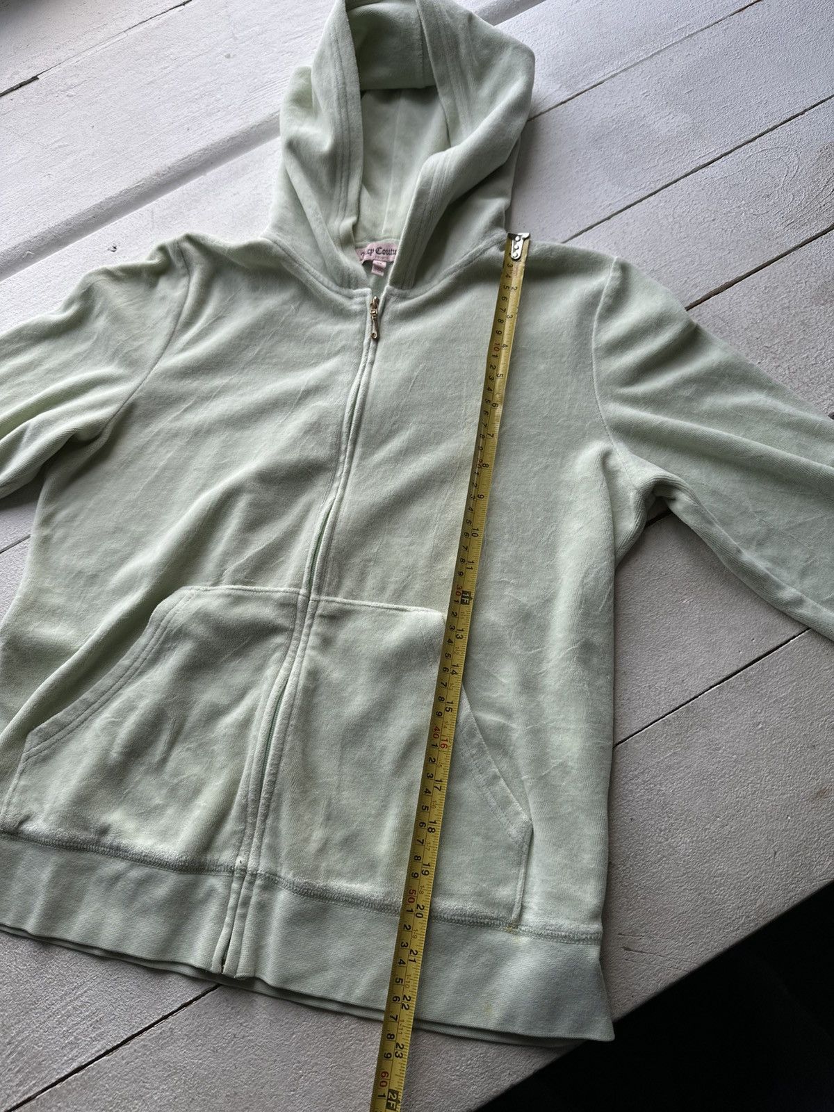Vintage 🚨Vintage JUICY COUTURE ZIP HOODIE LOGO 90s RARE Y2K Size XL / US 12-14 / IT 48-50 - 21 Thumbnail