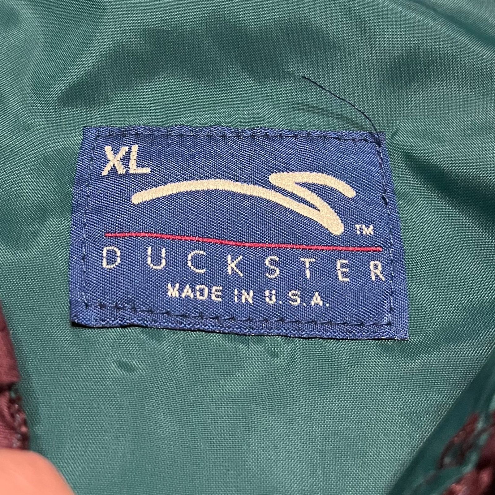 Other Vintage Duckster Nylon Lined Burgundy Outdoor Jacket XL Size US XL / EU 56 / 4 - 4 Thumbnail