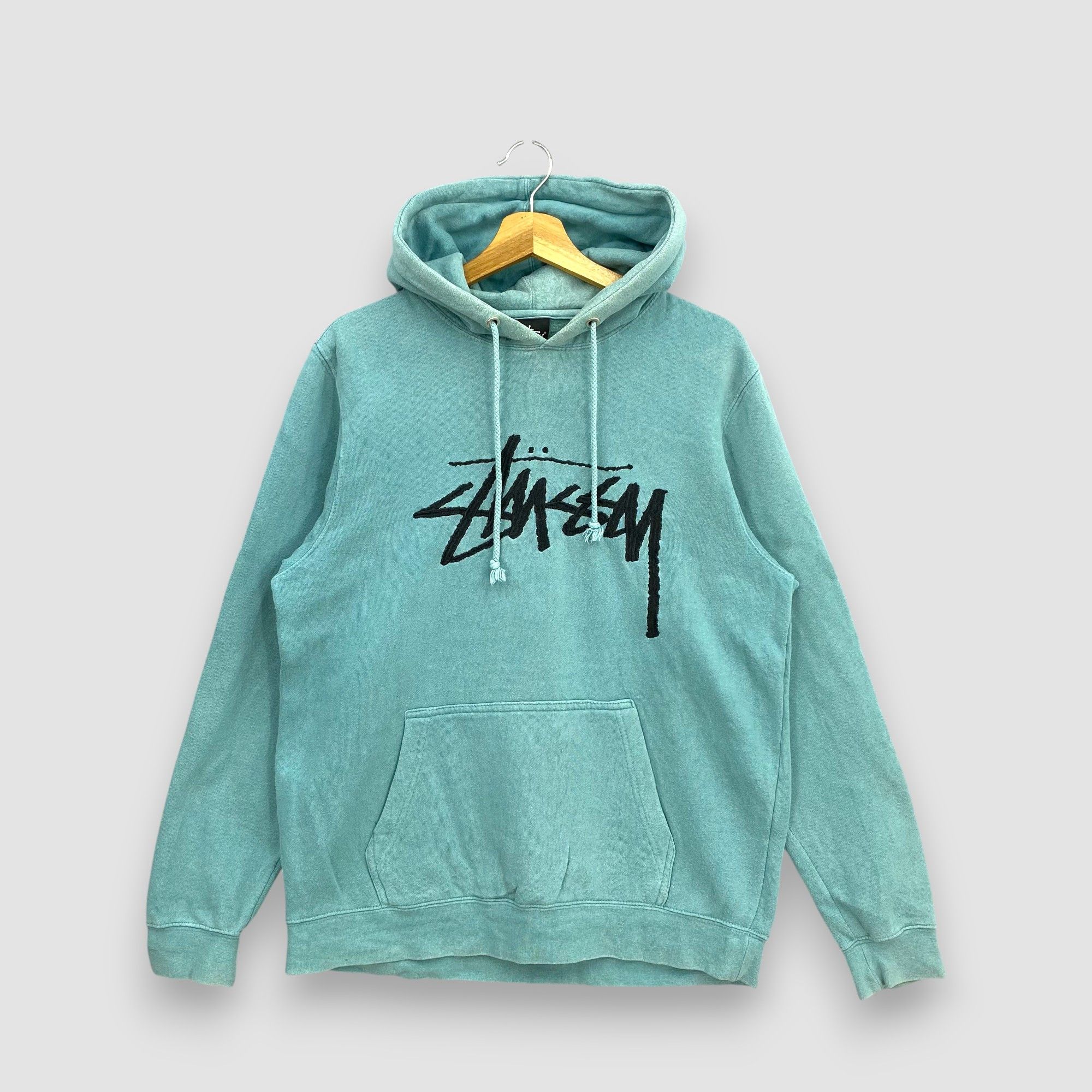 Stussy Vintage Y2K Stussy Pullover Hoodie Streetwear Sweatshirt Size US L / EU 52-54 / 3 - 1 Thumbnail