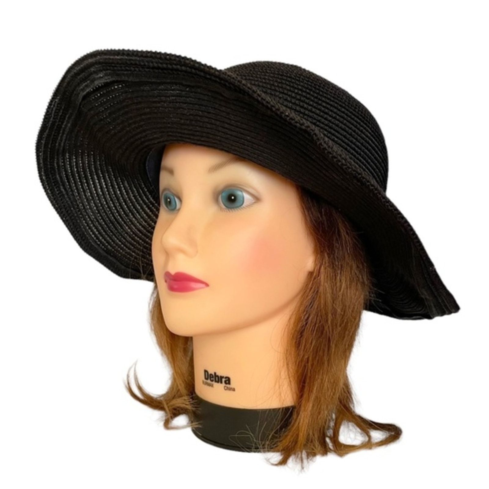 EUGENIA KIM 100% wool wide brim, ladies hat, NWT Eugenia Kim Beige Woven Straw Sun Hat main image 3