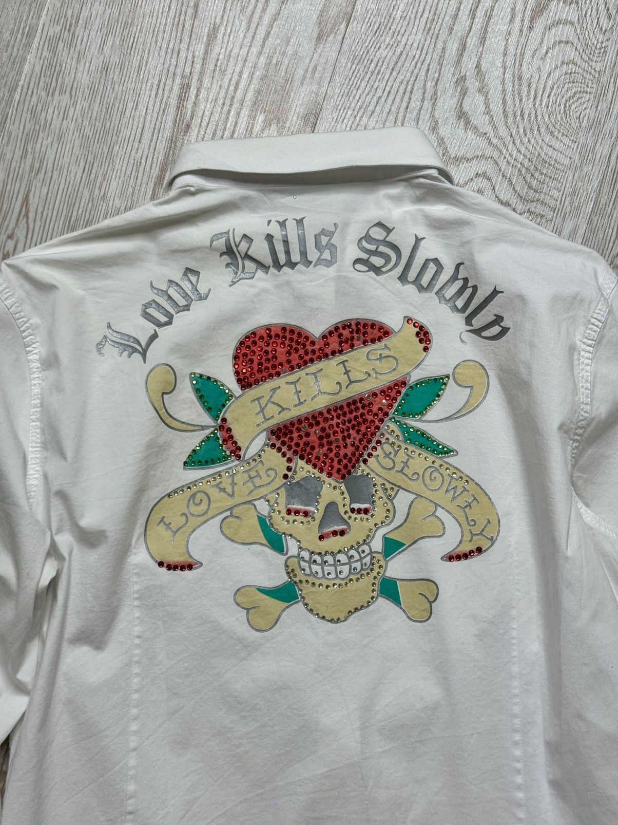Ed Hardy Ed Hardy Big Logo White Womens shirt size XL Size XL / US 12-14 / IT 48-50 - 10 Thumbnail
