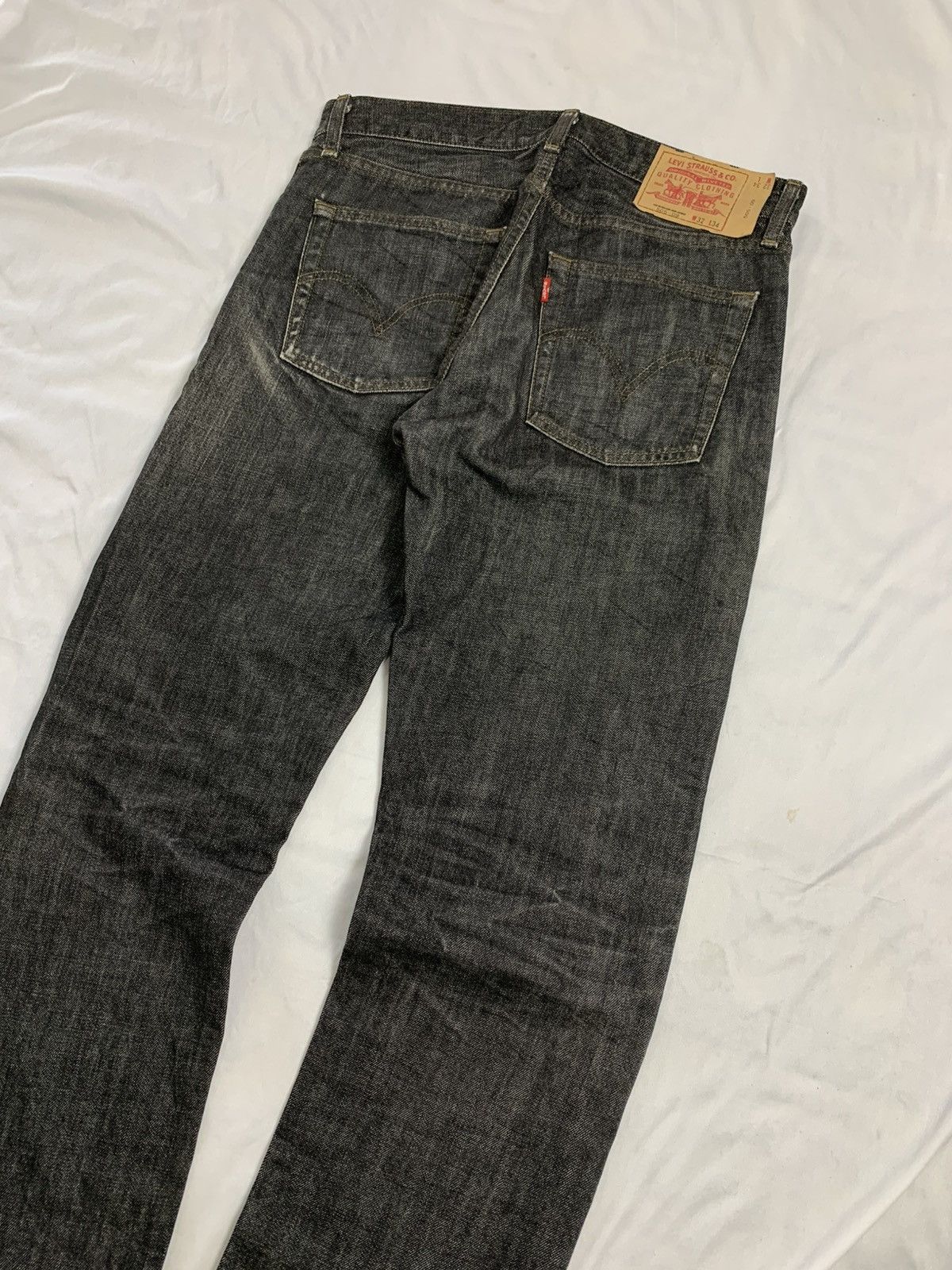 Levi's Vintage Clothing Vintage levis 505 jeans pants stone black denim Size US 32 / EU 48 - 5 Thumbnail