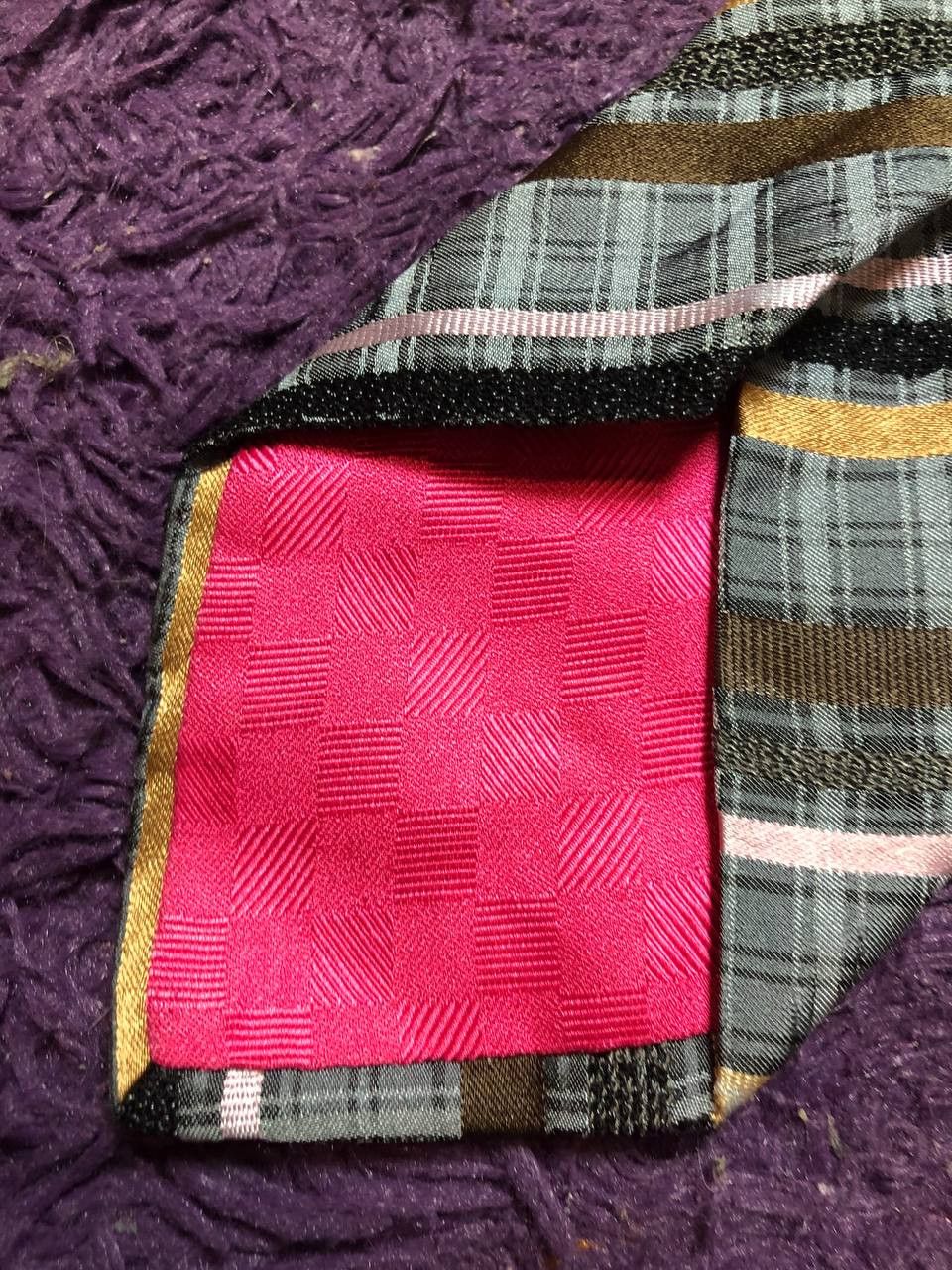 Altea Altea Monogram Wool Cravatte Tie CASUAL Size ONE SIZE - 7 Thumbnail