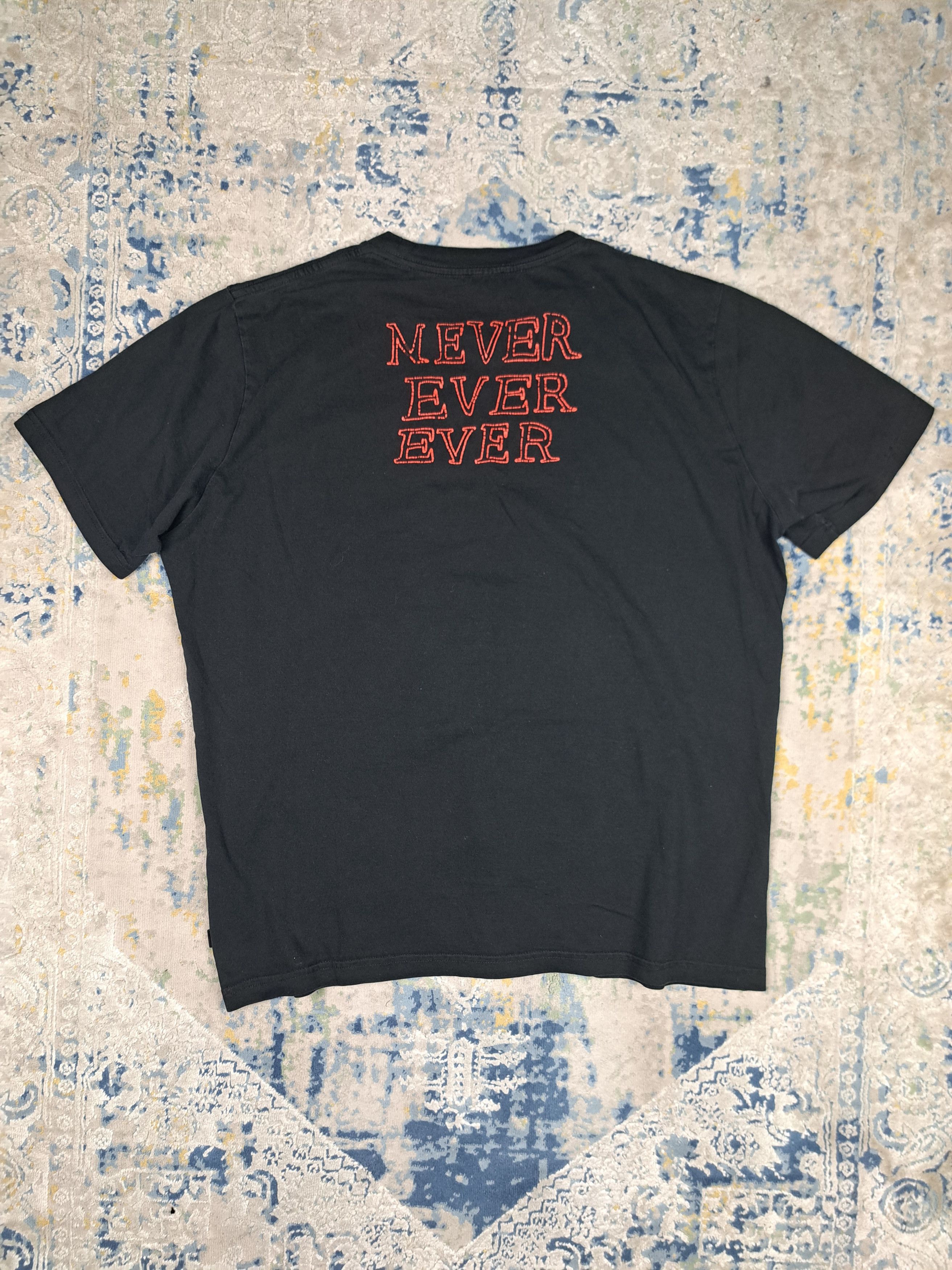Diesel Diesel Never Ever Archive Tee Embroidered Skull Avant Garde Size US L / EU 52-54 / 3 - 4 Thumbnail