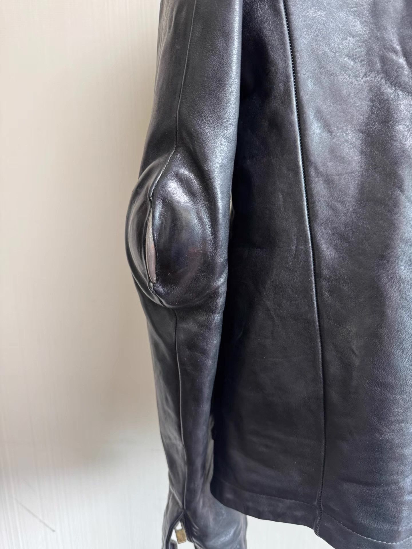 Carol Christian Poell Carol ChristianPoellLElbowAsymmetricalZipLeatherJacket Q8 Size US S / EU 44-46 / 1 - 6 Thumbnail