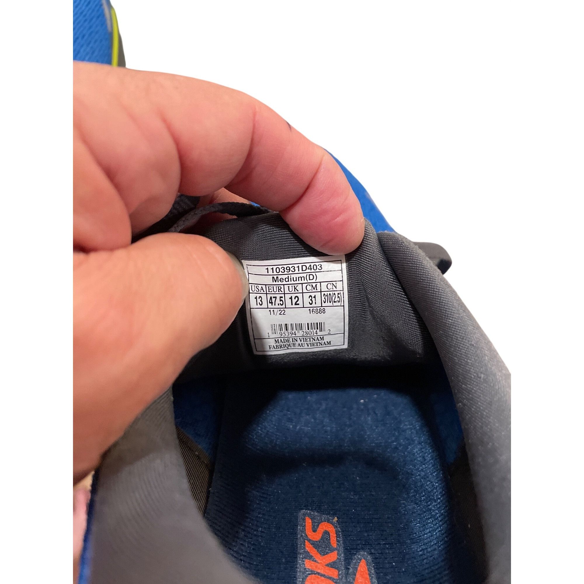Brooks Brooks Ghost 15 men blue fabric running walking sneakers sz Size US 13 / EU 46 - 6 Thumbnail