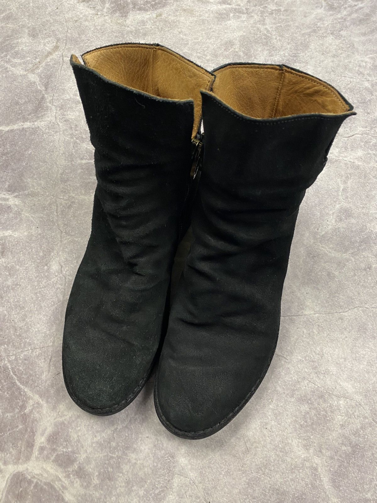 Fiorentini + Baker Fiorentini Baker Suede Biker Moto Wrinkles Boots Size: 37 Size US 7 / IT 37 - 4 Thumbnail