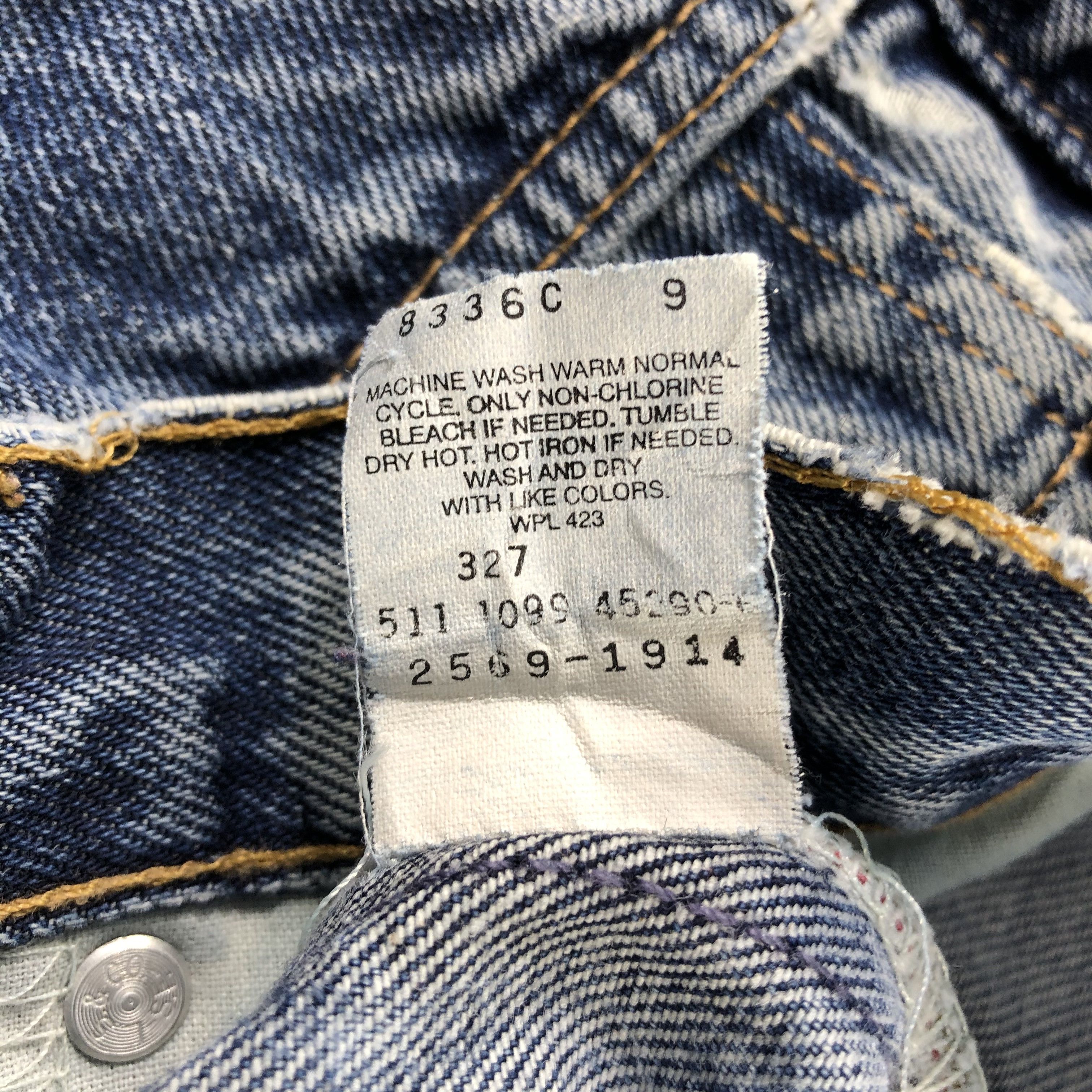 Levi's 90s Vintage Blue Wash Levis RedTab Jeans-J2348 Size US 35 - 16 Thumbnail