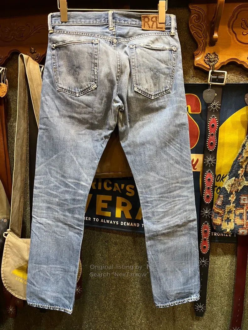 RRL Ralph Lauren RRL Ralph Lauren Distressed Destroyed Jeans Size US 30 / EU 46 - 2 Thumbnail