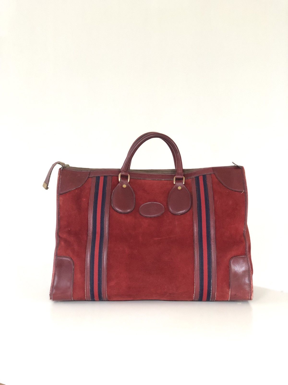 Gucci Vintage GUCCI suede duffle bag Size ONE SIZE - 1 Thumbnail
