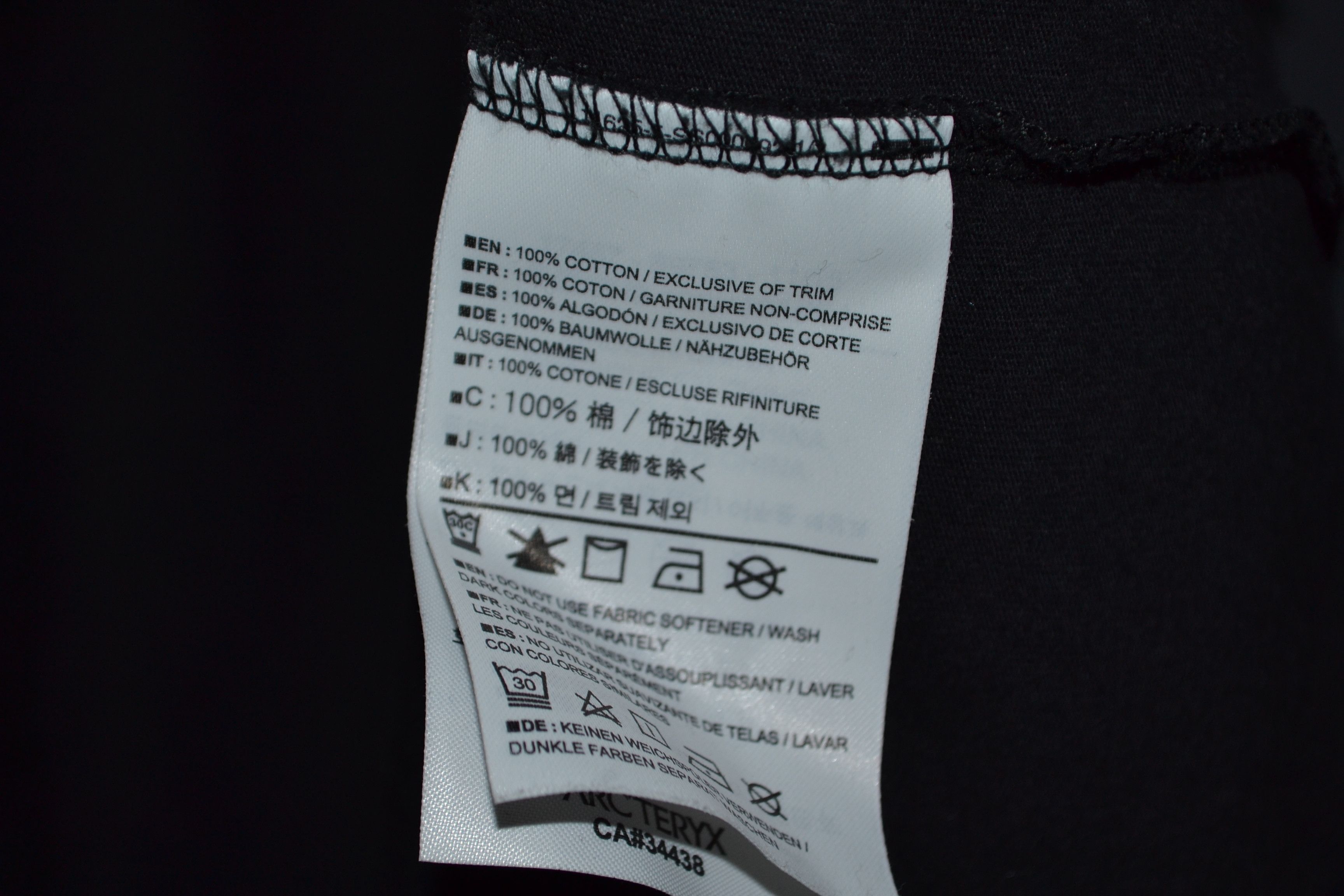 Arc'teryx Arc’teryx Graphic T Shirt XL Black Cotton Size US XL / EU 56 / 4 - 10 Thumbnail