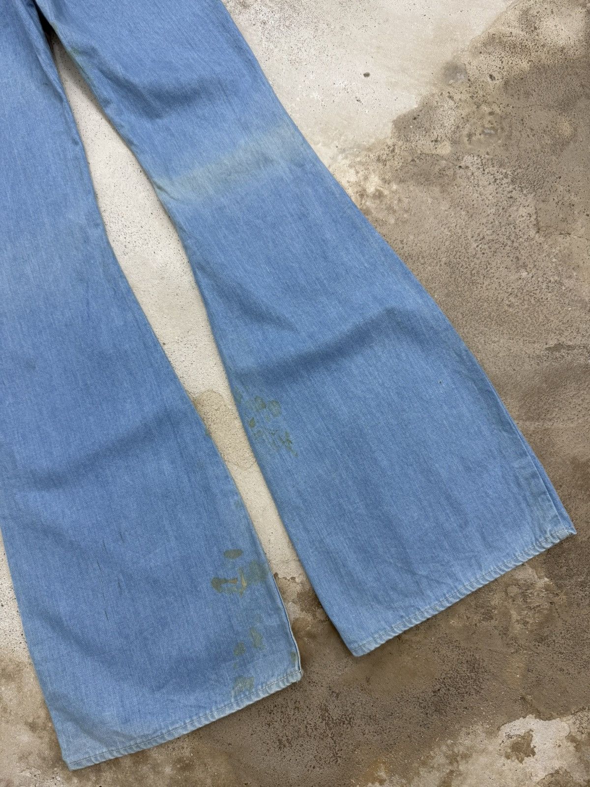 Big John Vintage Big John Bell Bottom Paint Mark Unisex Denim Pants Size US 27 - 11 Thumbnail