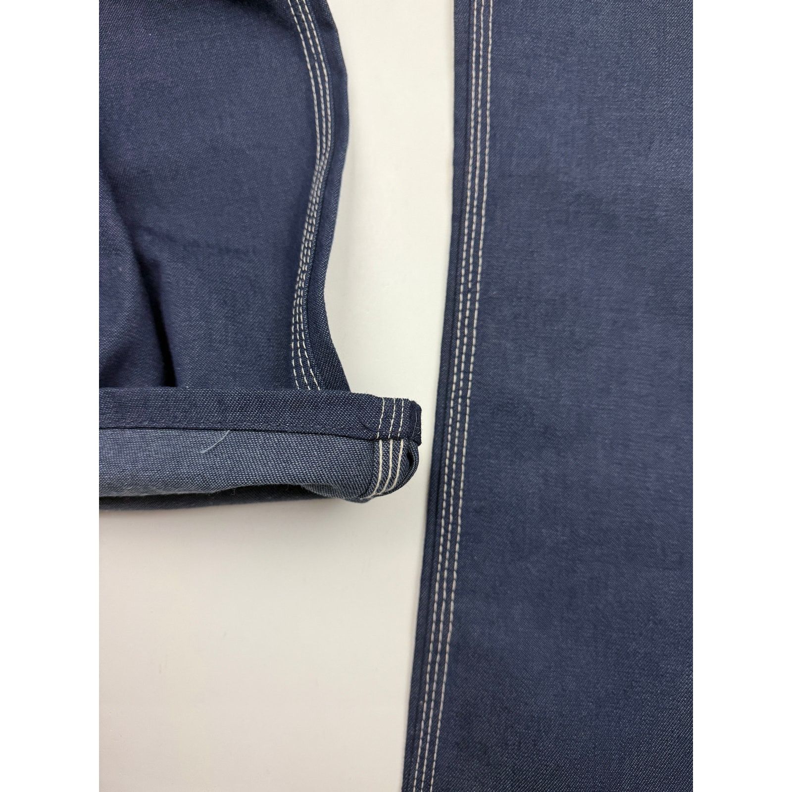 Vintage Vintage 60s/70s Sears Perma-Prest Carpenter Pants Denim 35W Size US 35 - 6 Thumbnail