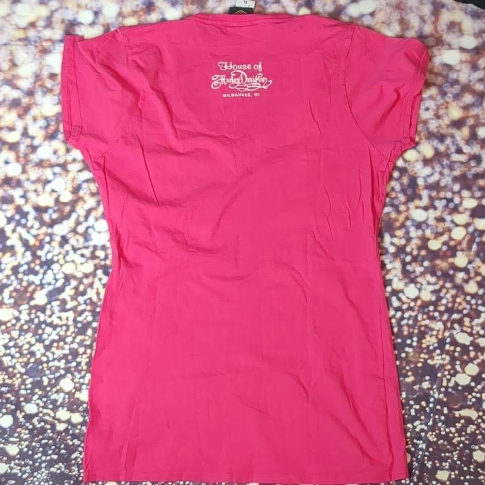 Harley Davidson Harley-davidson pink slim fit tee size XL Size XL / US 12-14 / IT 48-50 - 5 Thumbnail