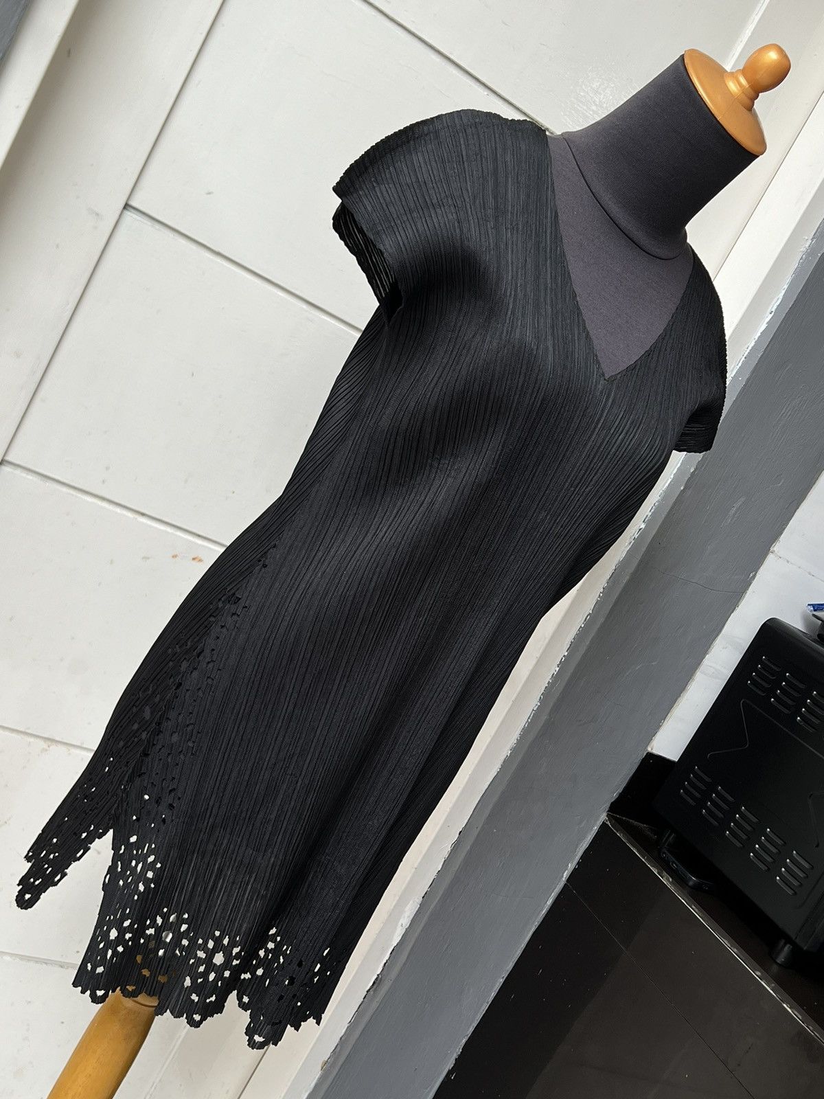 Pleats Please Issey Miyake ISSEY MIYAKE PLEATS PLEASE Black Dress Size XS / US 0-2 / IT 36-38 - 3 Thumbnail