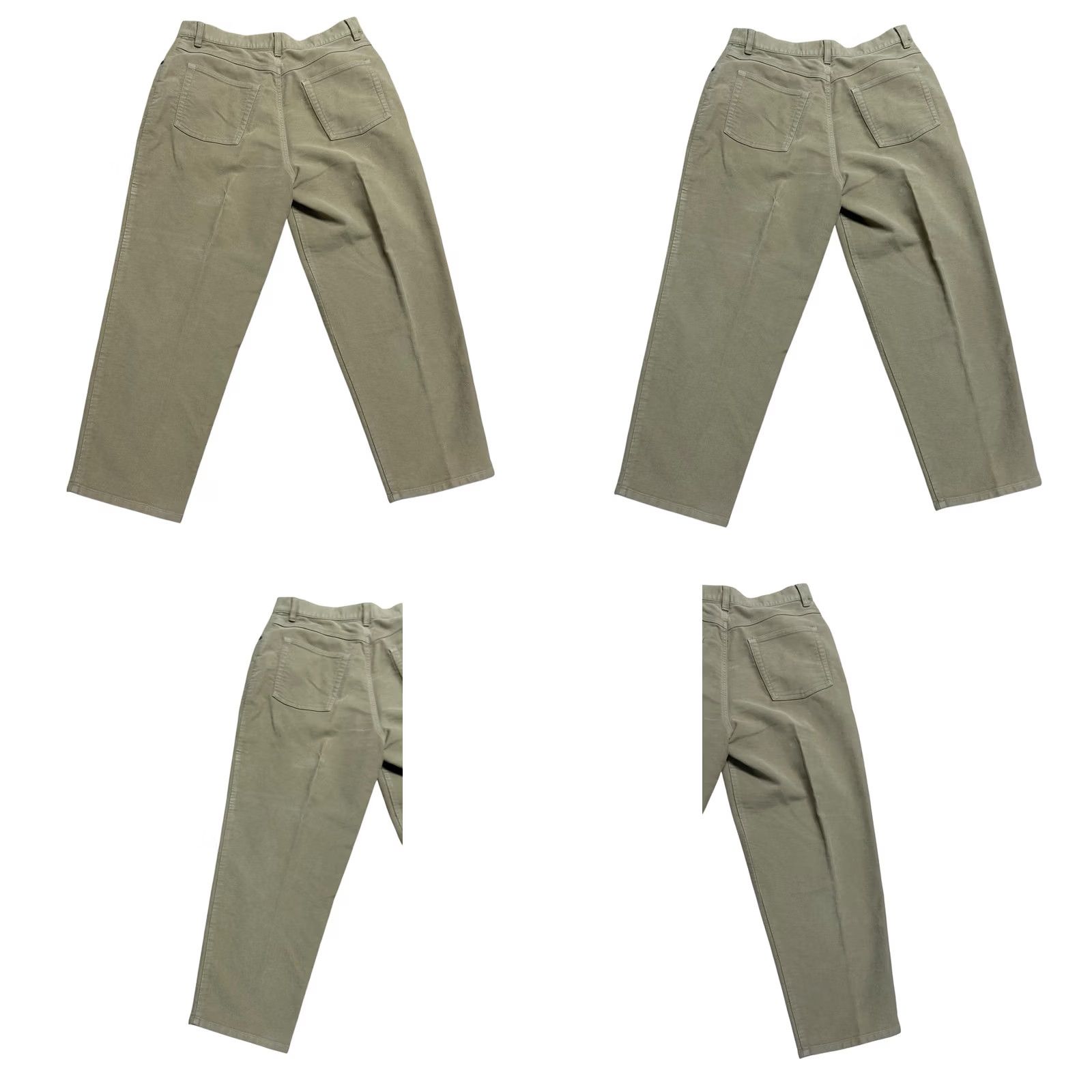 Vintage VINTAGE L.L. Bean Pants Women 16P Brown High Waist Mom 90s Outdoors Straight Leg Knit Cotton Blend Pockets Size 38" / US 16 / IT 52 - 9 Thumbnail