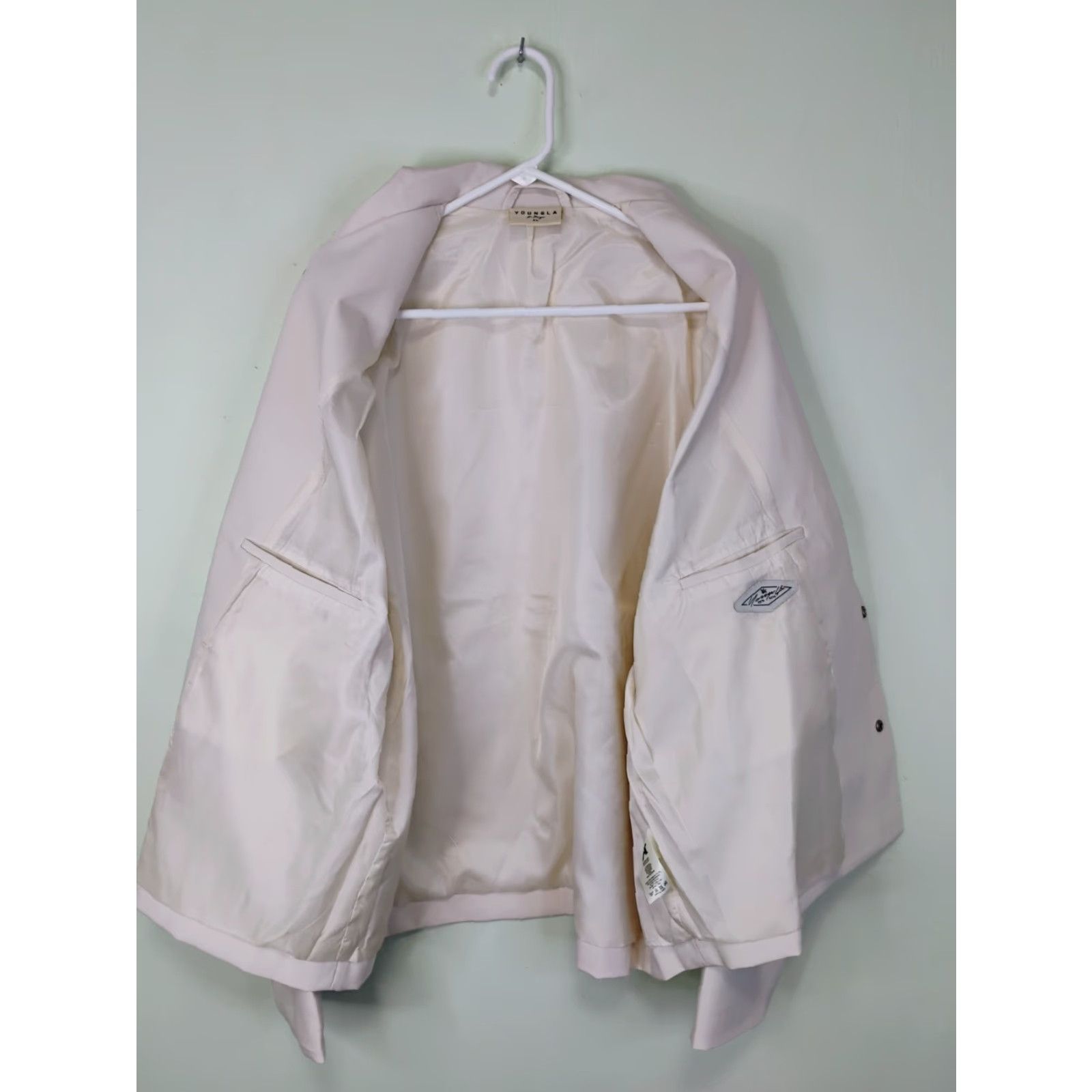 YoungLA **YoungLA 506 XL Cream Ivory Stretch Snap Jacket Mens** User: YoungLA 506 XL Cream Ivory Stretch Snap Jacket Mens Size US XL / EU 56 / 4 - 3 Thumbnail