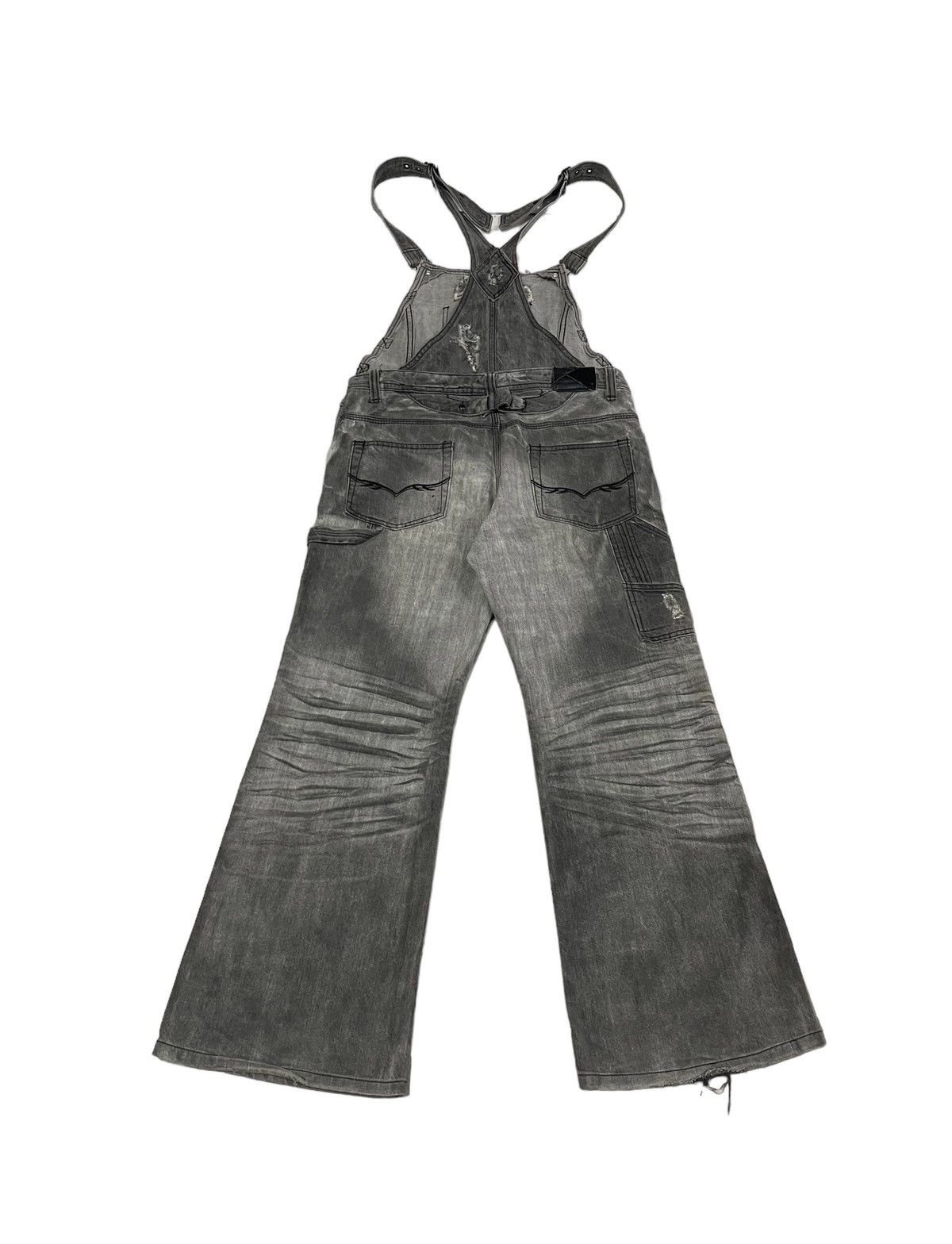 GOSTAR DE FUGA Fuga Japan Distressed Flare Overall Detachable Size US 32 / EU 48 - 7 Thumbnail