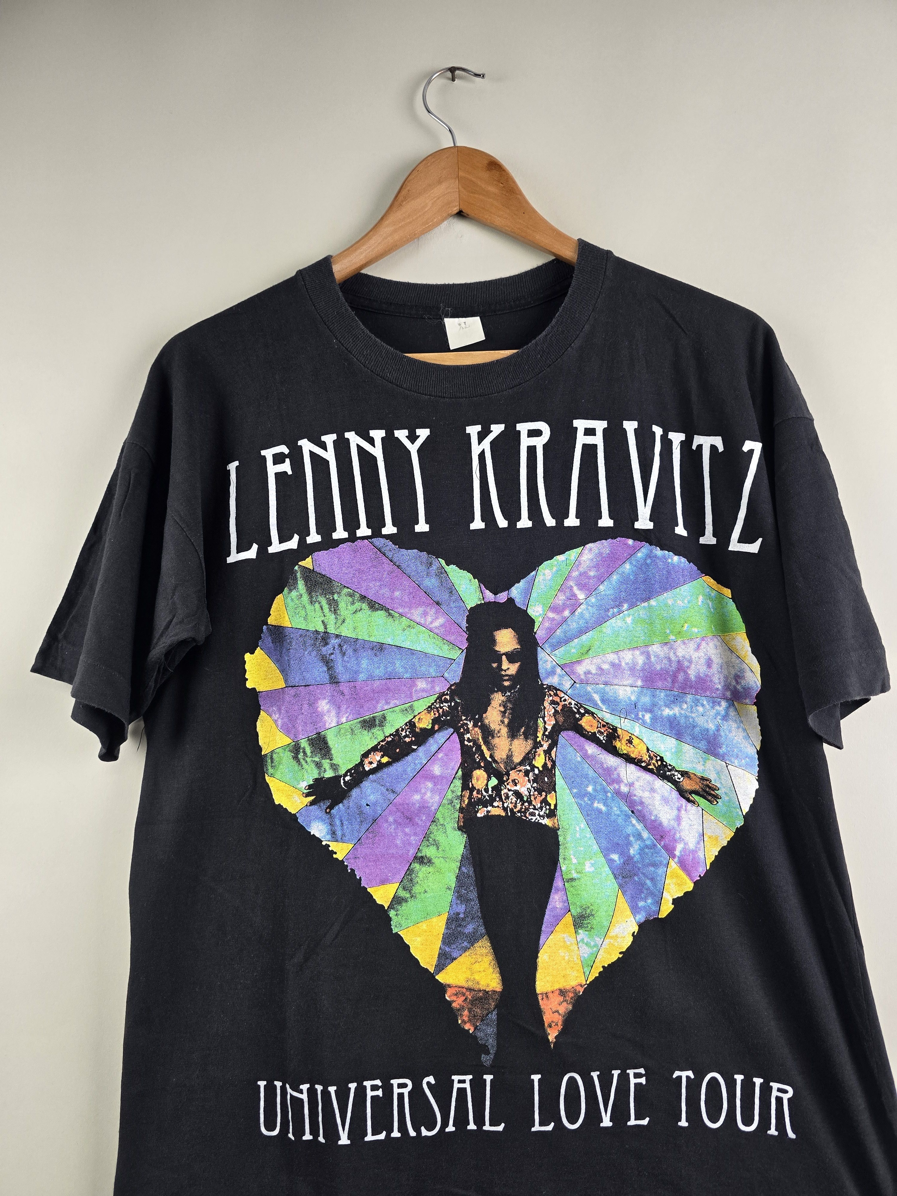 Band Tees × Vintage 90s Lenny Kravitz Universal Love Tour XL 21.5" 28" Size US XL / EU 56 / 4 - 2 Thumbnail