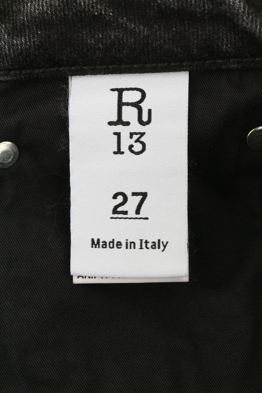 R13 EFFIE 27 Polaris Black Faded Dark PS26 RRP850 89091 Size 27" / US 4 / IT 40 - 8 Thumbnail