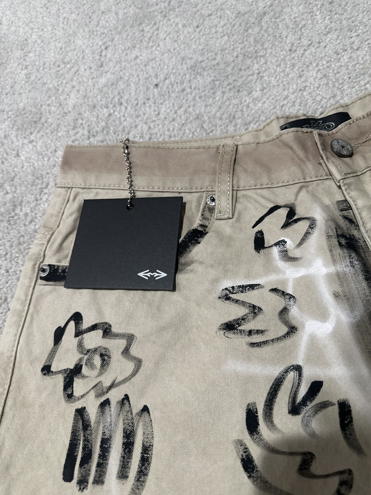 HMDD Happy Memories Don’t Die Graffiti Chino Pants Size US 34 / EU 50 - 3 Thumbnail