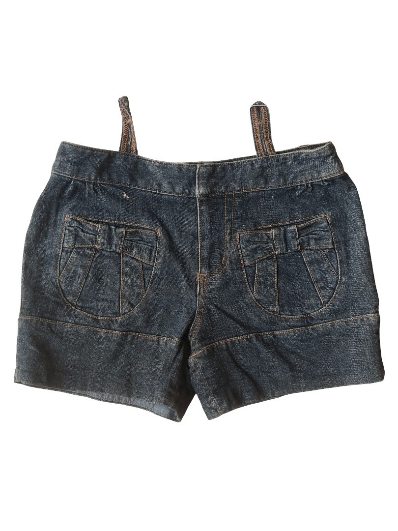 Beauty Beast Barbie Denim Shorts – Vintage Y2K Style Size 29" - 1 Thumbnail