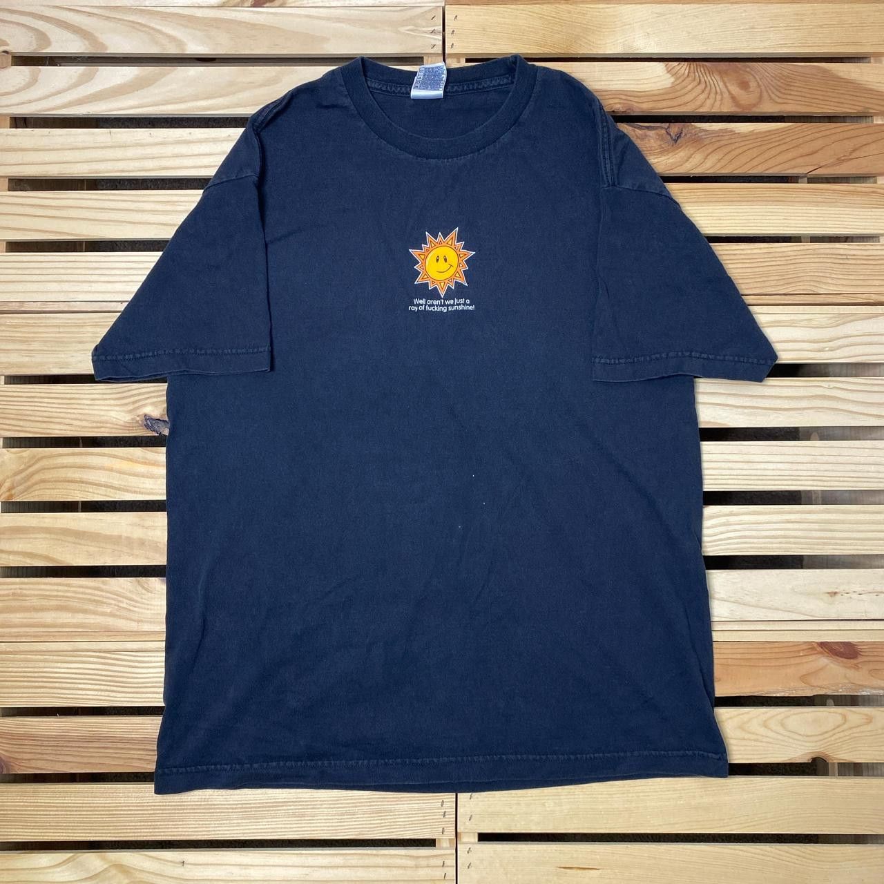 AAA Vintage "Well Aren't We..." Black Funny Text Tee Size Large Size US L / EU 52-54 / 3 - 1 Thumbnail
