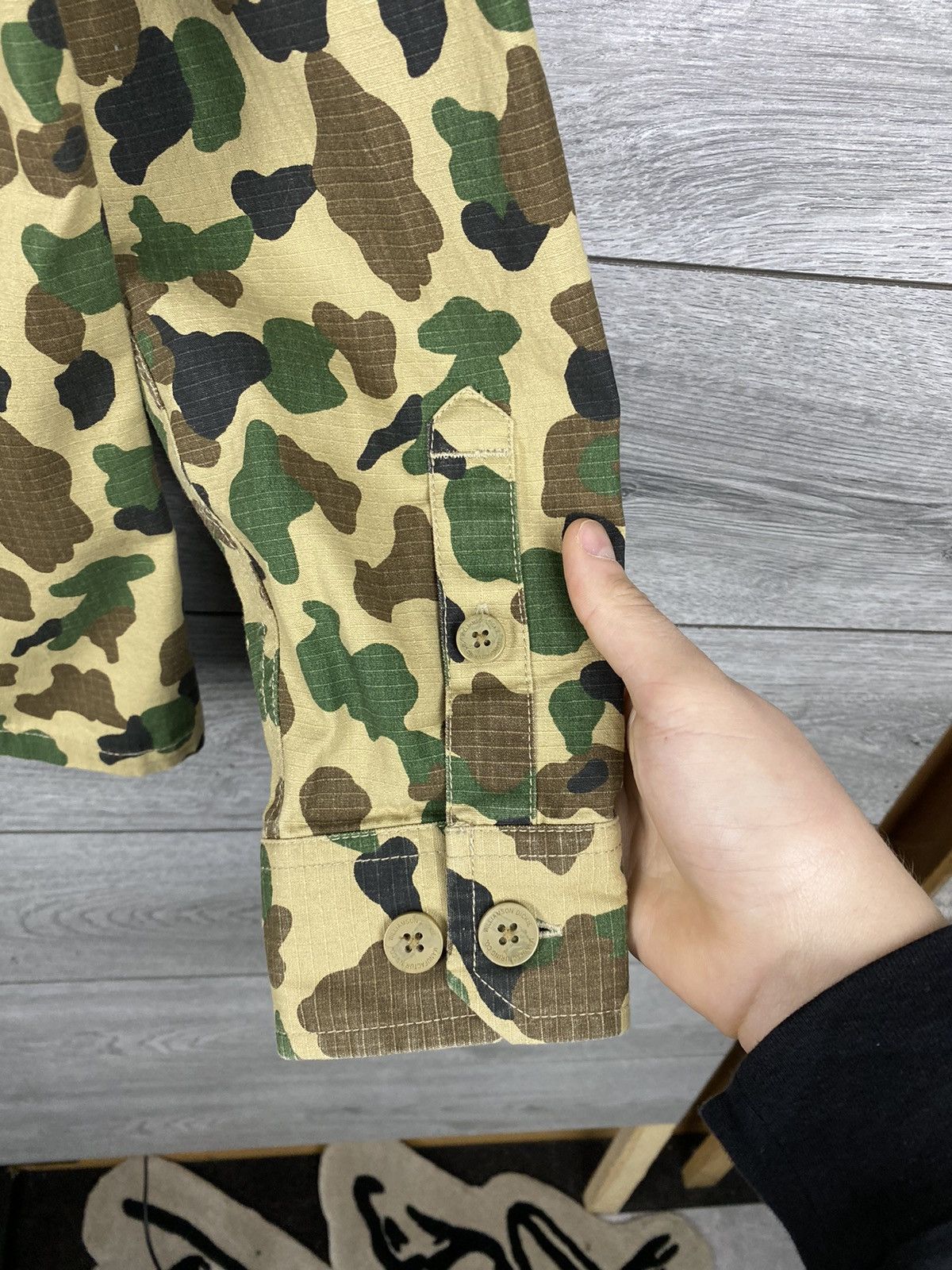 Dickies Mens Vintage Dickies Camo Light Coach Jacket Button Up Size US M / EU 48-50 / 2 - 18 Thumbnail