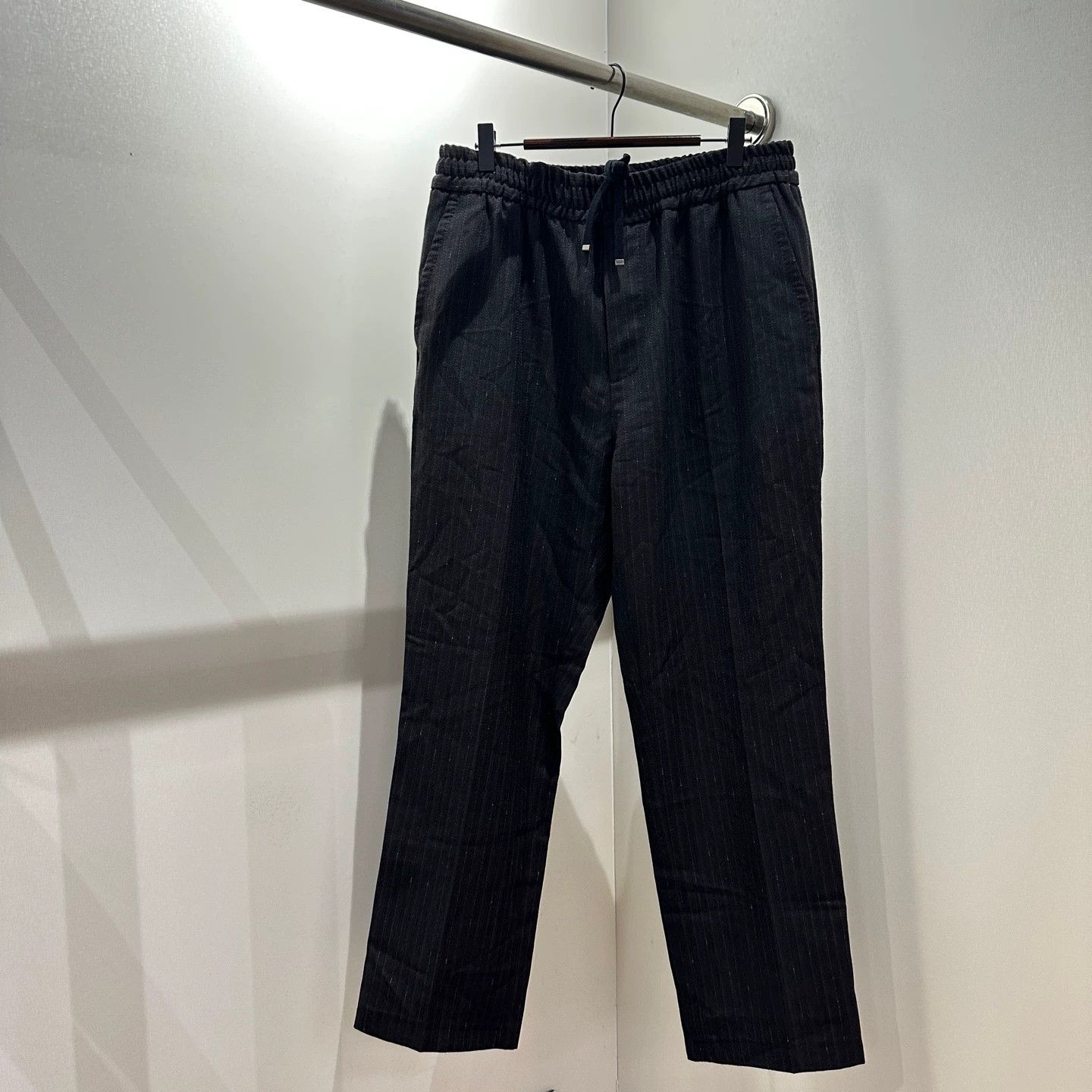 Salvatore Ferragamo Ferragamo may784 Striped Drawstring Chino 52 Wool Size US 36 / EU 52 - 1 Thumbnail