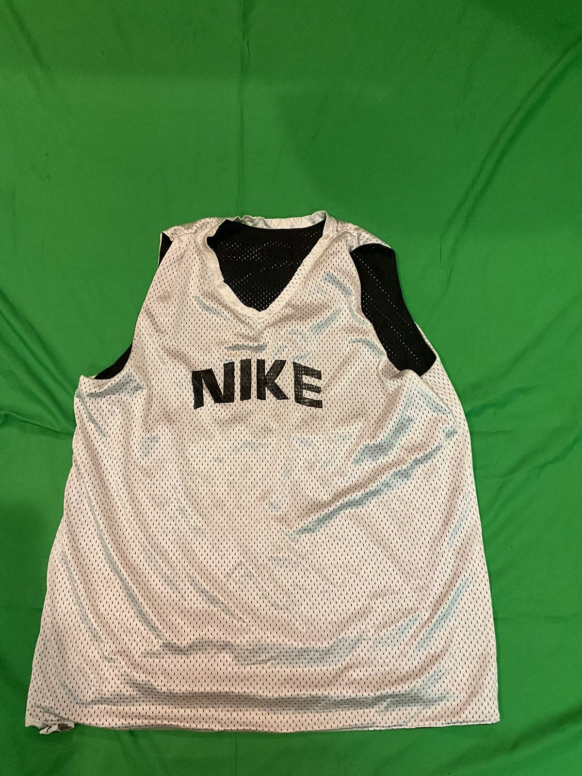 Nike × Vintage Nike white and black jersey Size US L / EU 52-54 / 3 - 1 Preview