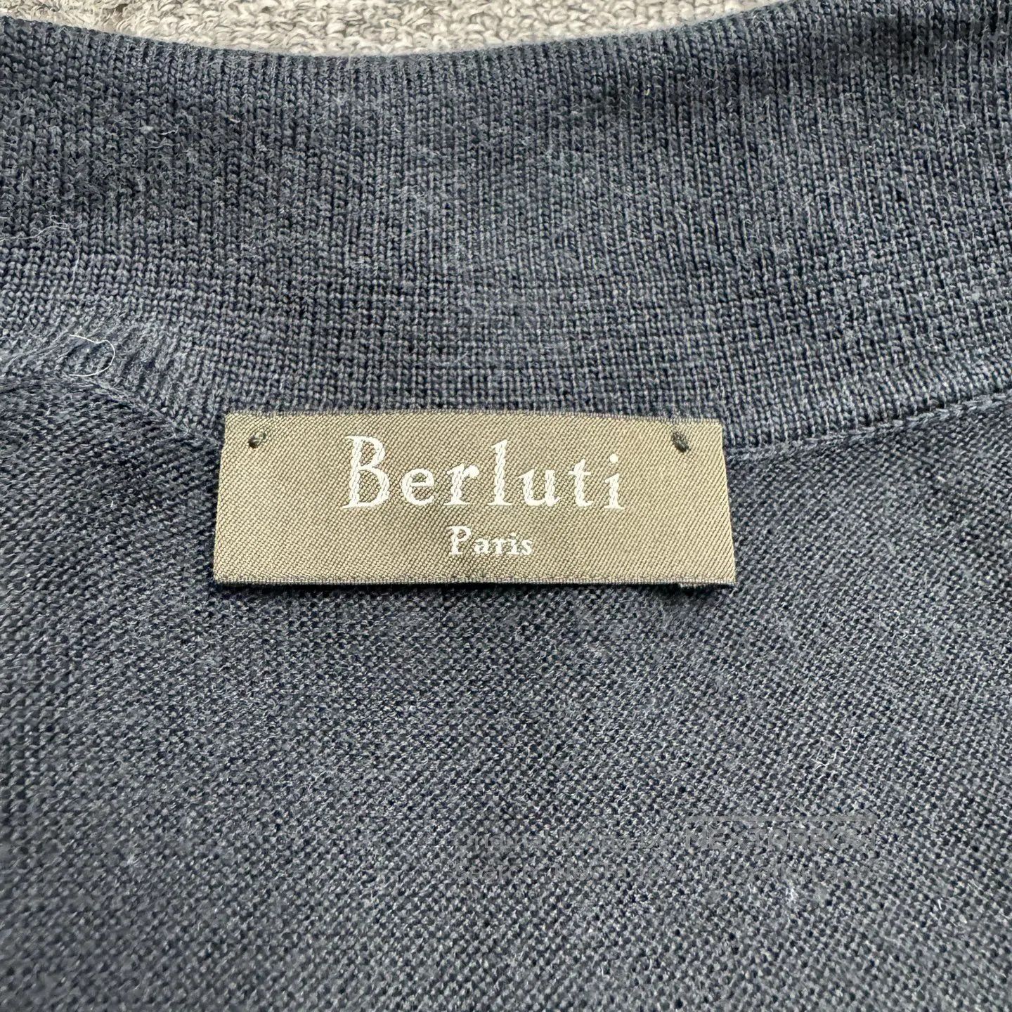 Berluti Berluti sizes Silk knitted short-sleeved shirt| Size US S / EU 44-46 / 1 - 4 Thumbnail