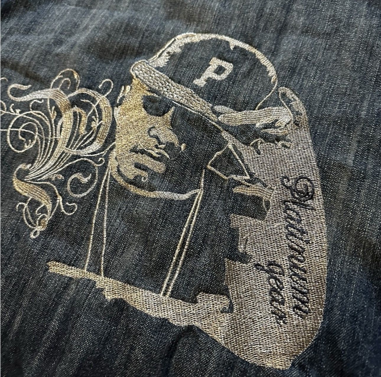 Other Vintage Platinum Gear Jean Jacket Mens 3XL Denim Y2K Hip Hop Size US XXL / EU 58 / 5 - 6 Thumbnail