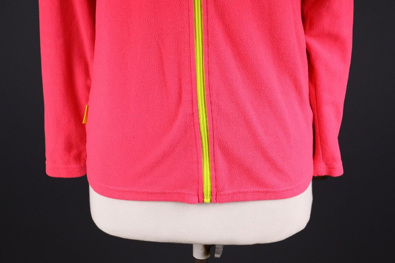 Designer Kari Traa Pink Full Zip Hiking Fleece Jacket Size M Size M / US 6-8 / IT 42-44 - 3 Thumbnail